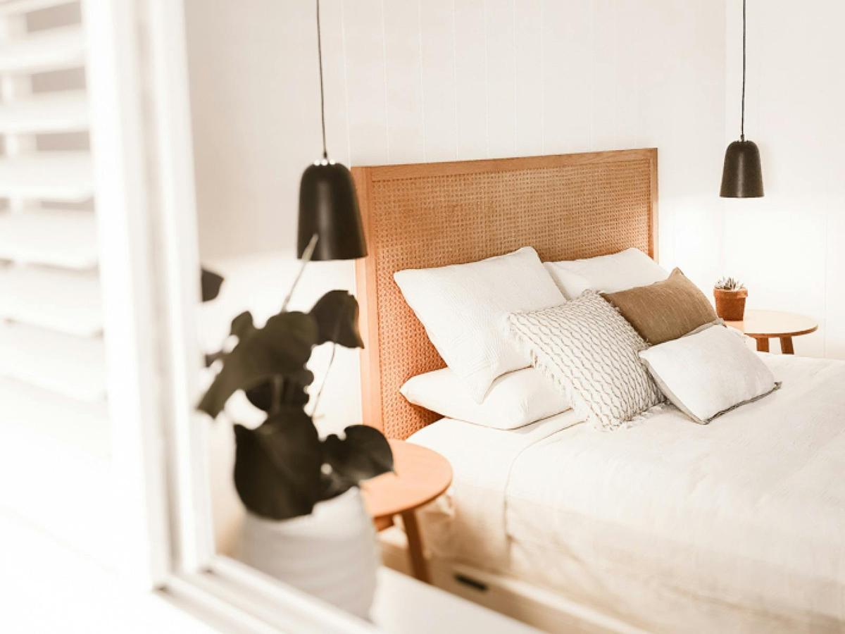 Queen beds with luxury linens