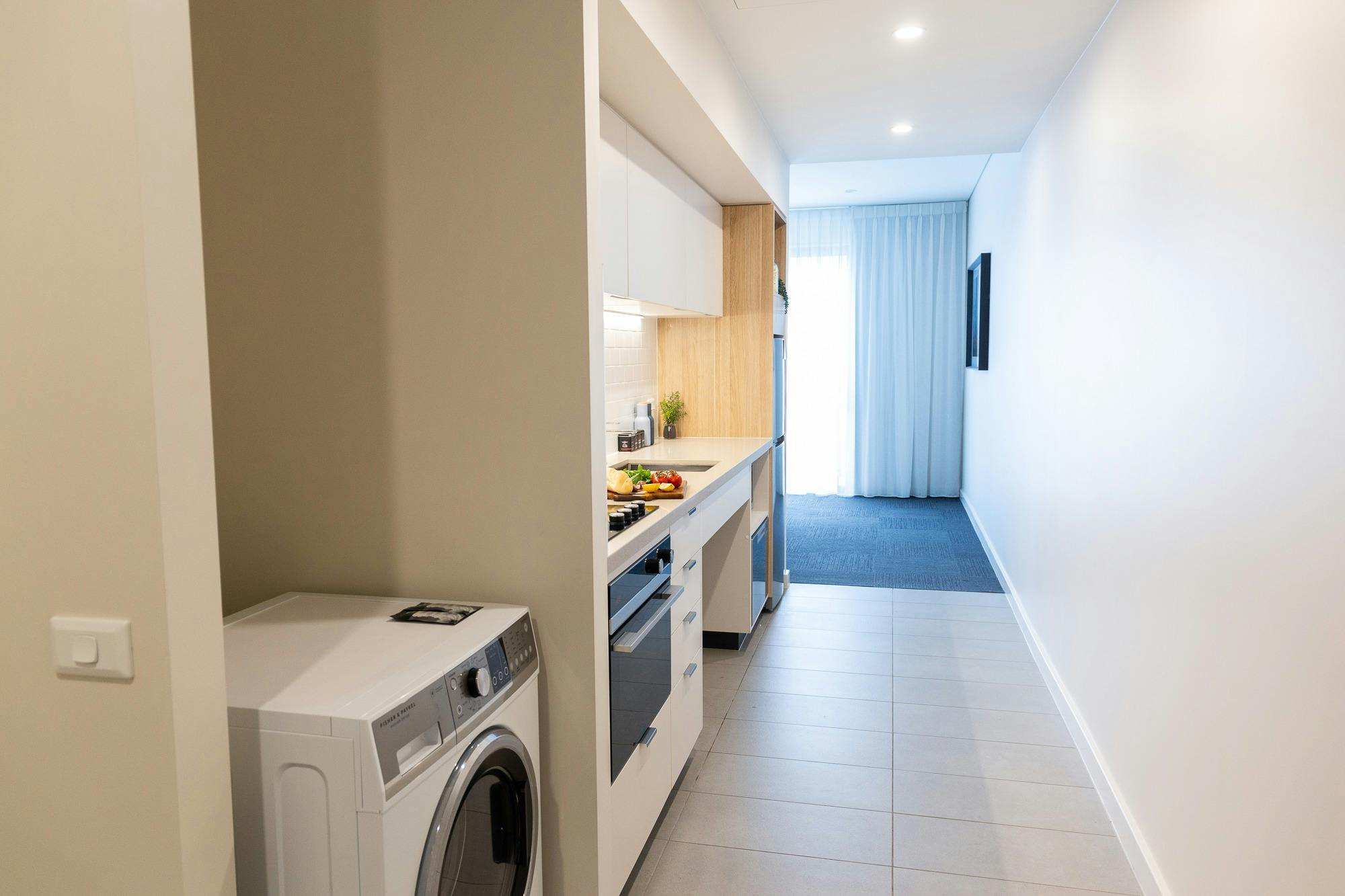 Accessible Apartment Laundry/ Kitchen