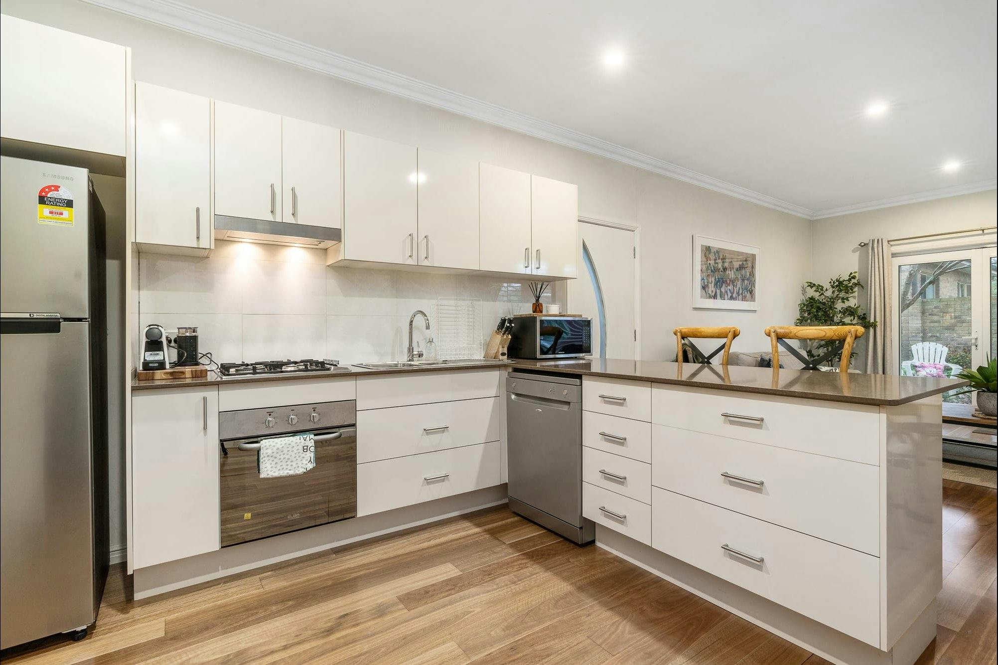 Kitchen Living Area at Stylish Sale Street Studio