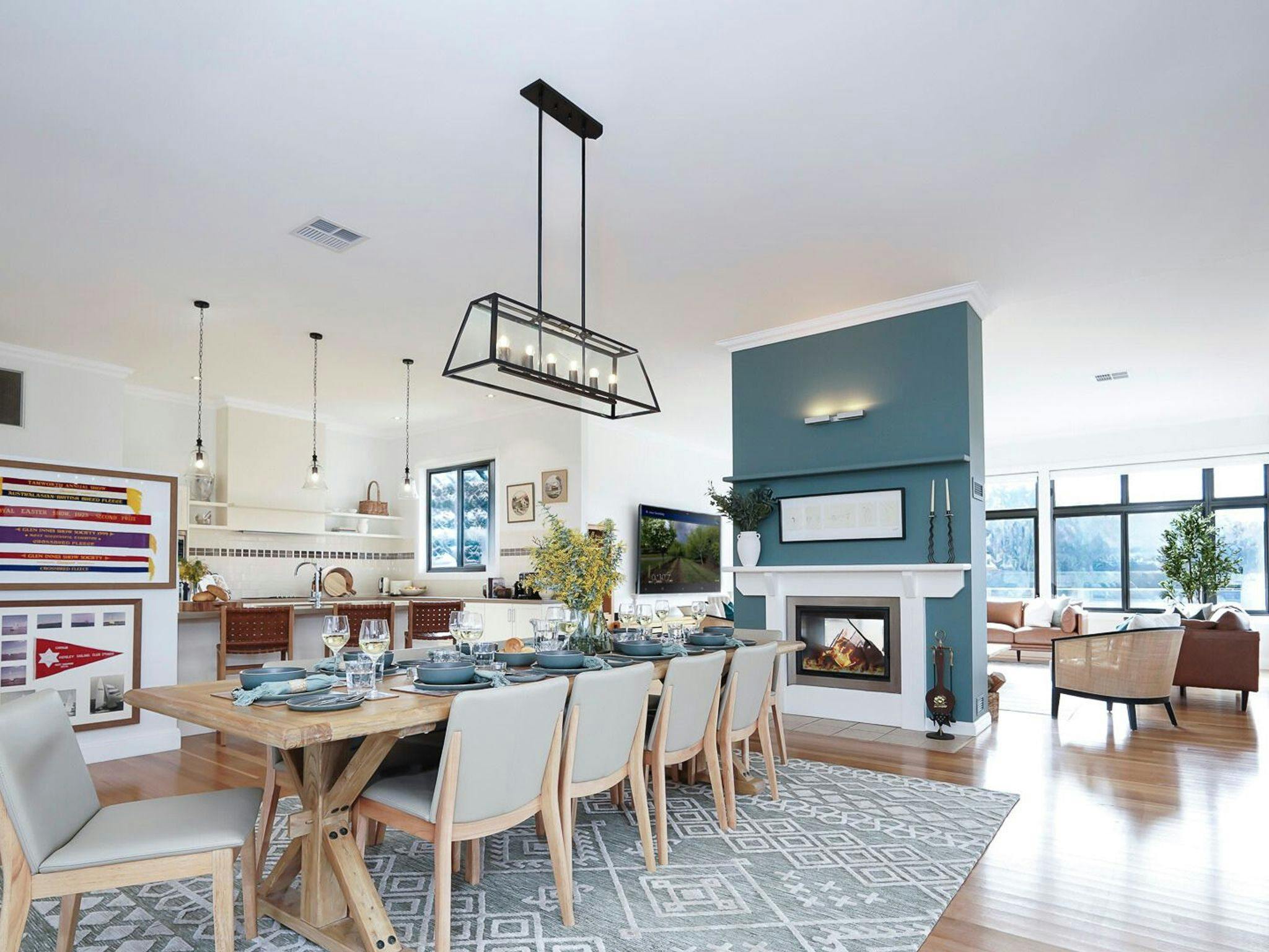 Silos Rural Homestead | 50 acres | Dining Area with Fireplace | Rural Views