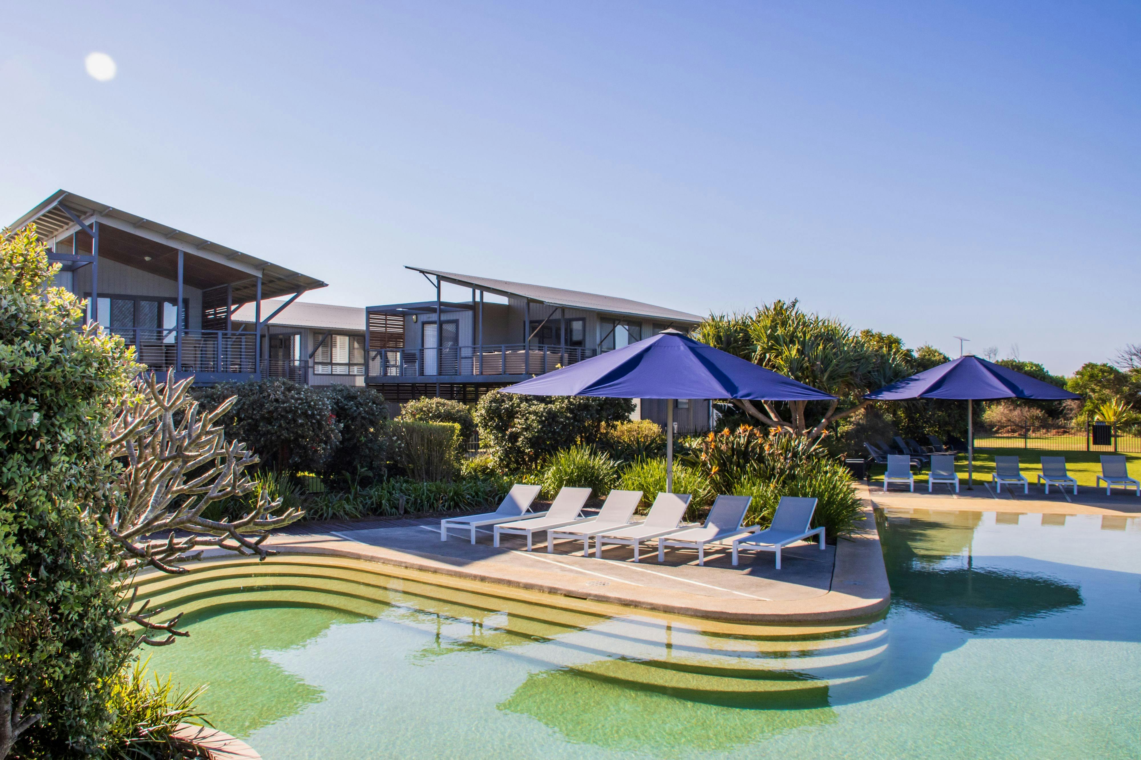Beach Houses overlooking the Resort Pool