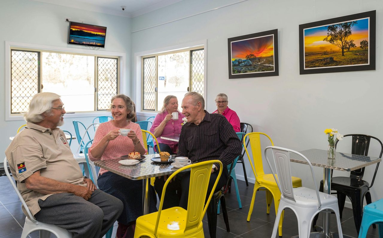 Gawura Cafe offers morning and afternoon teas and light lunches