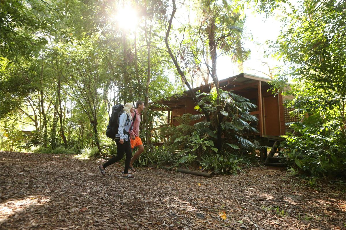 Bungalows in bush