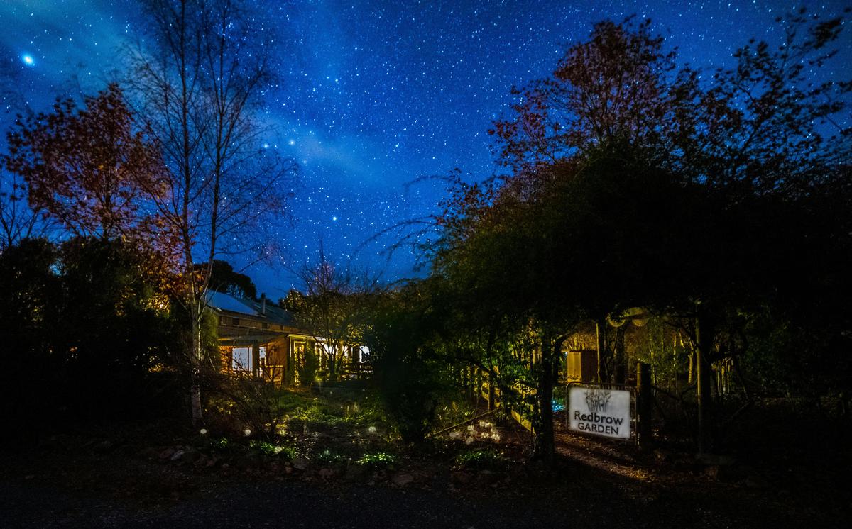 Redbrow Garden Guesthouse Milkway at the garden gate