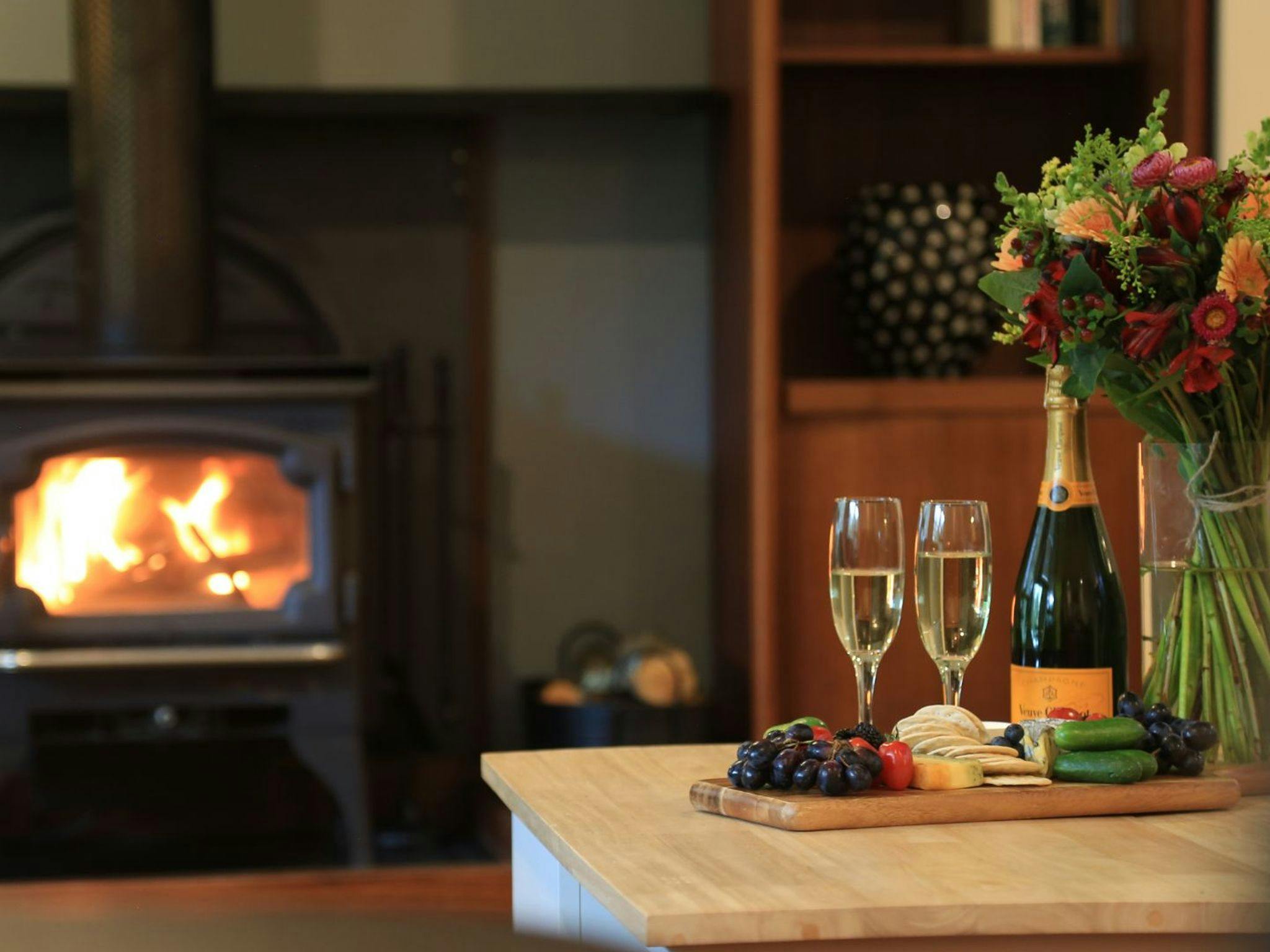 Slow Combustion Fireplace | Firewood supplied