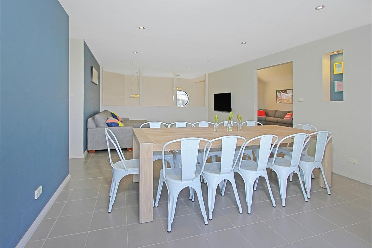 Dining and second living area