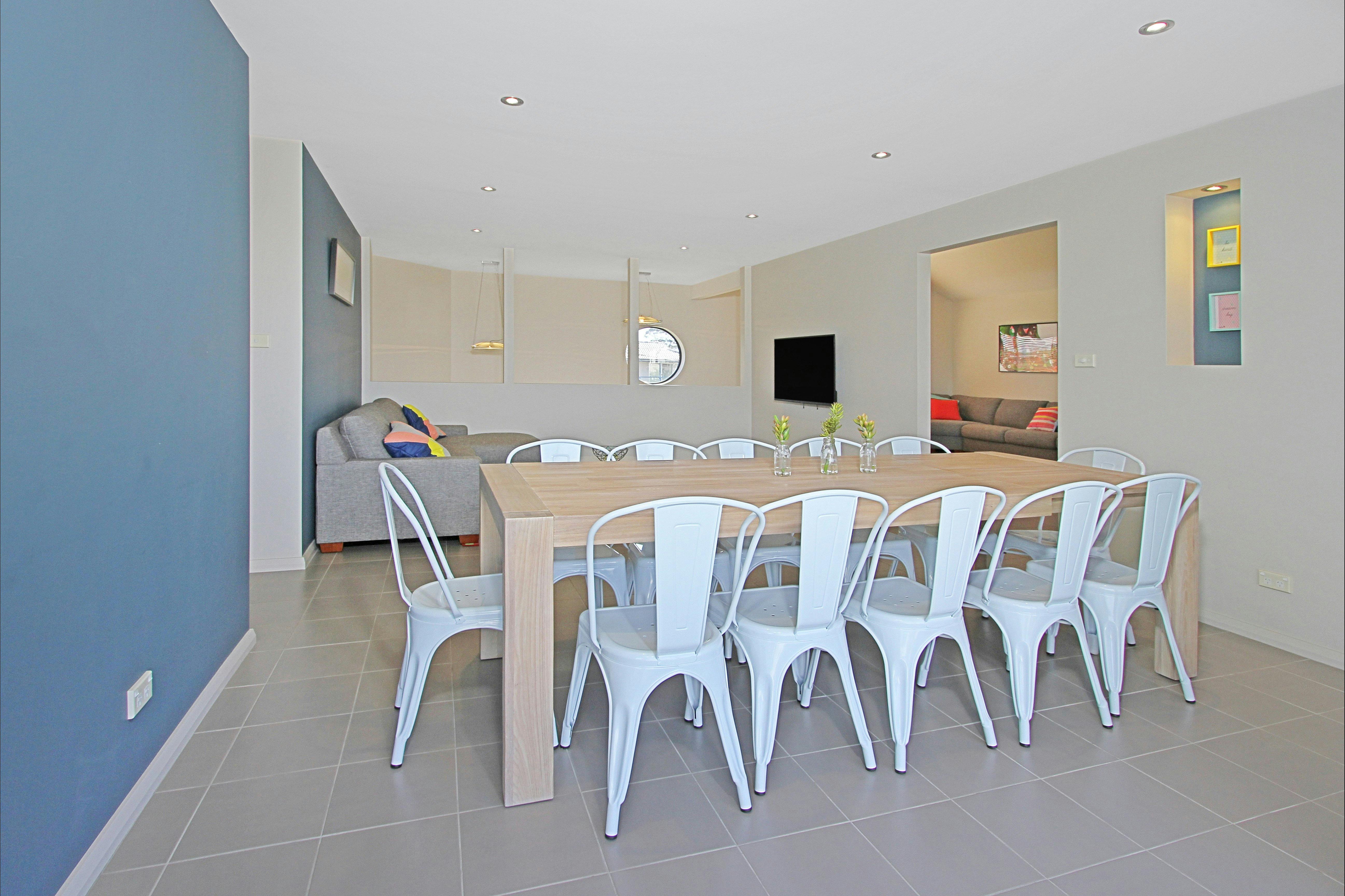 Dining and second living area