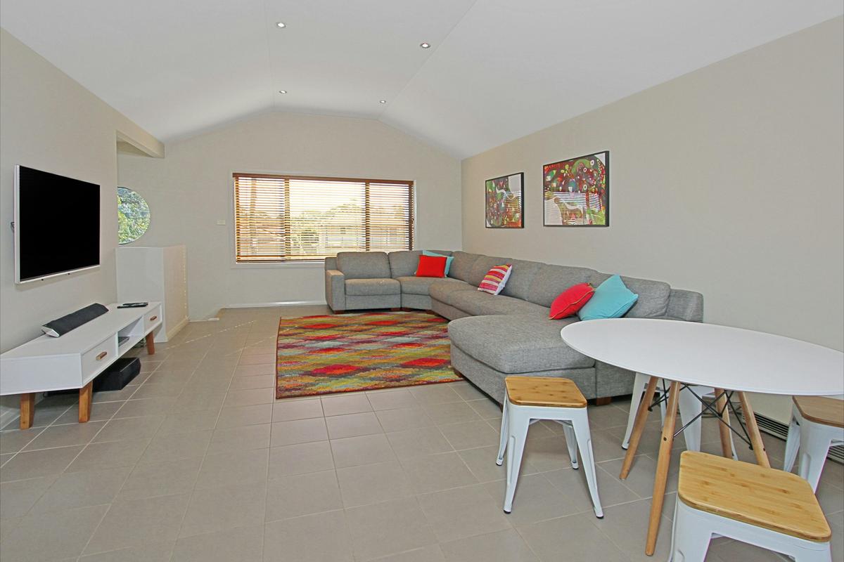 Upstairs lounge area