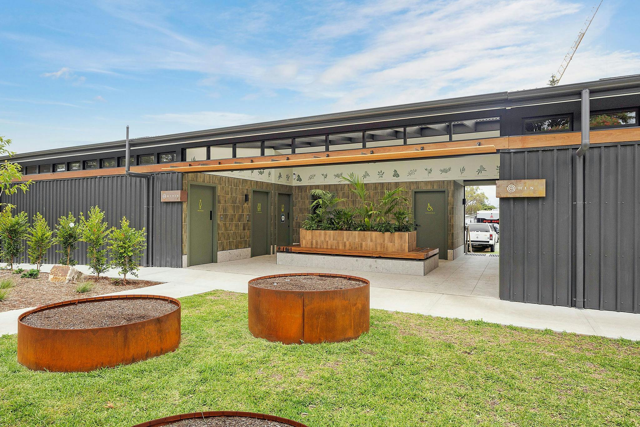 Forster Beach camp kitchen and amenity block