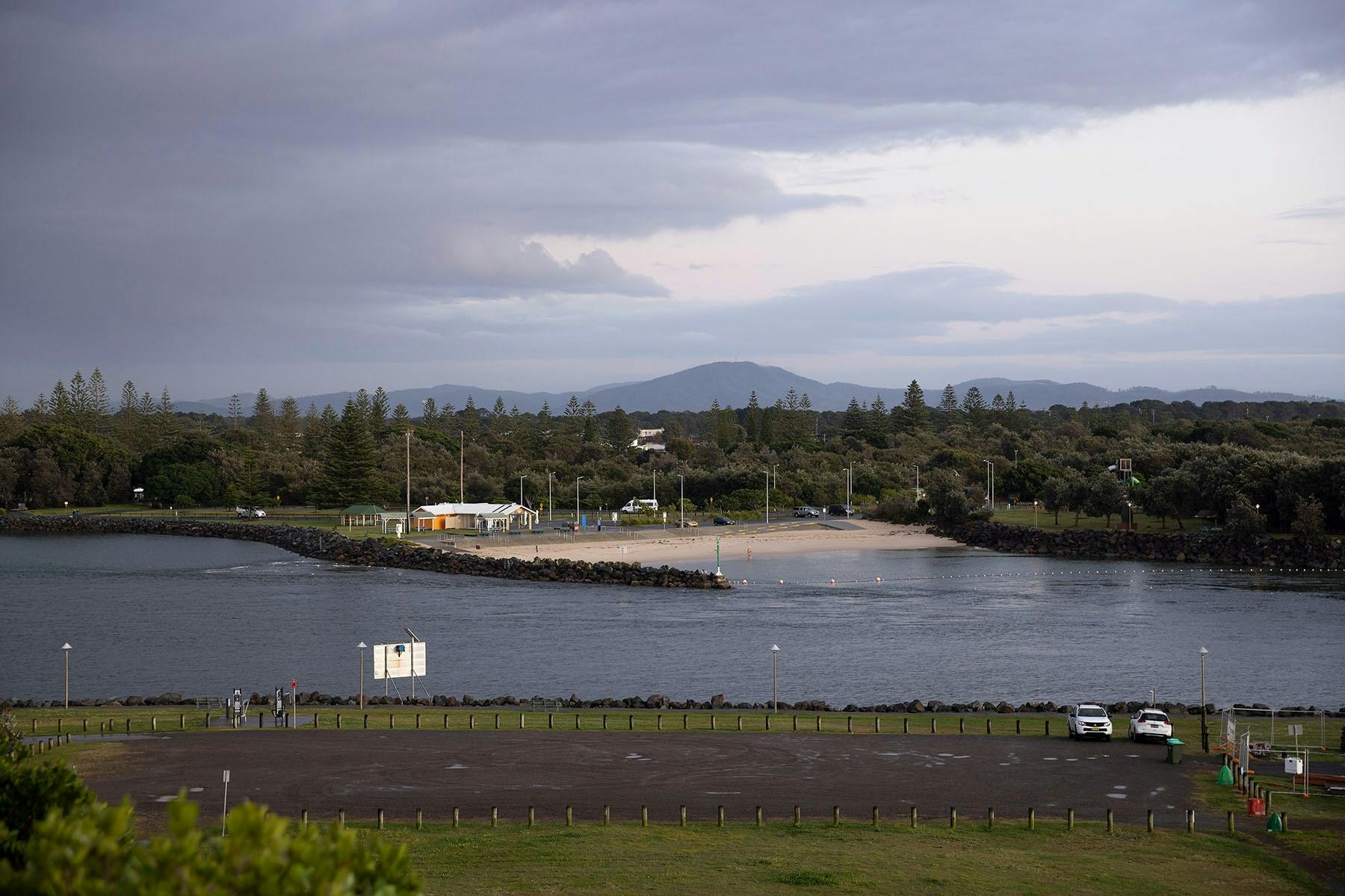 Views over the river at Reflections Forster Beach