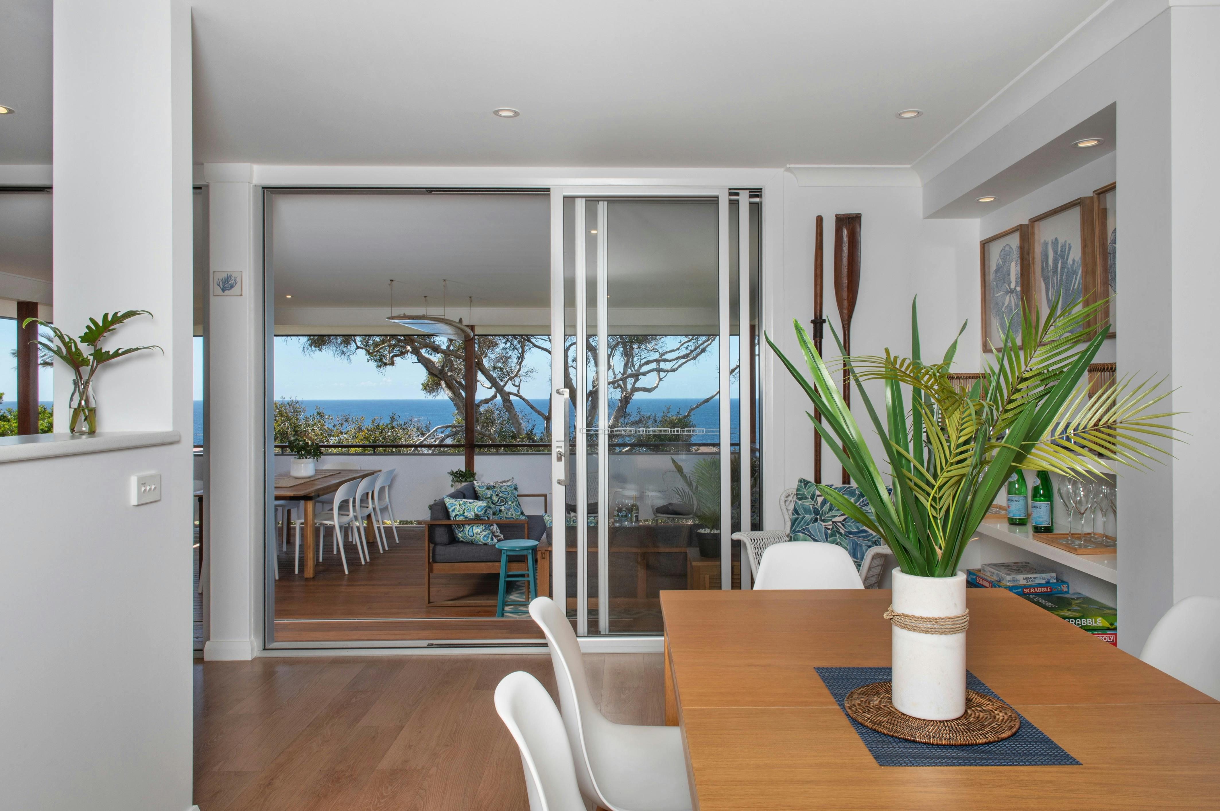 Seascape indoor dining