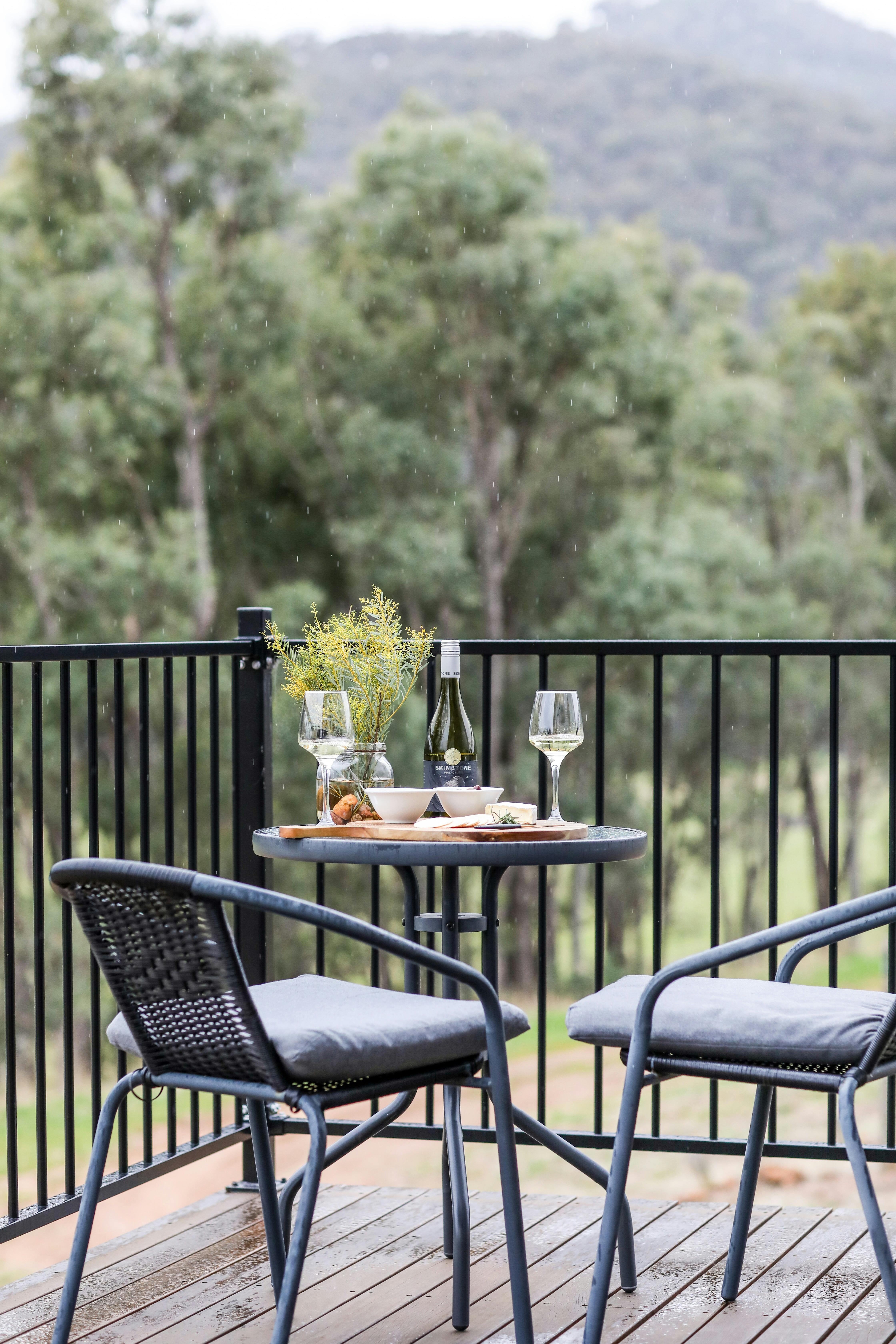 Picturesque views from the deck