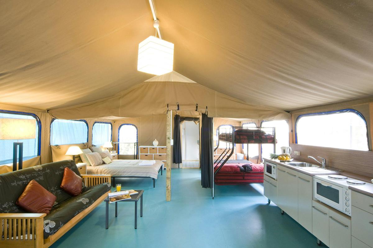 Looking from the deck