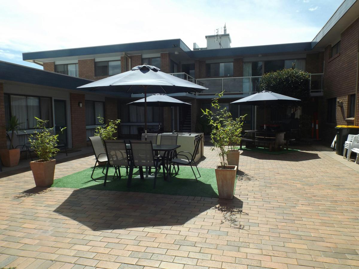 BBQ and dining area