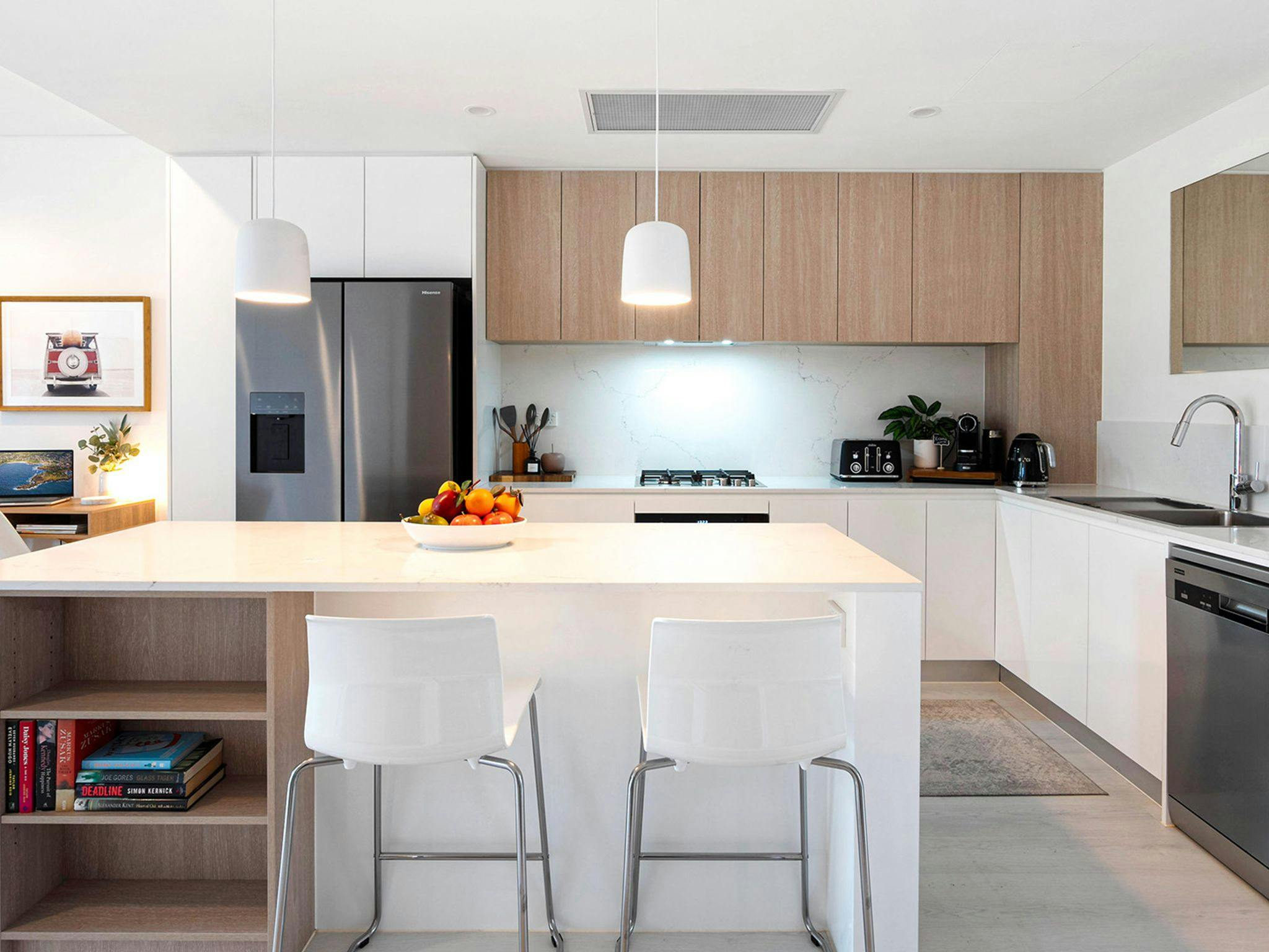 Sunrise Ocean View | Kitchen | Dining area | Coffee Nespresso Machine | Workspace | WIFI | Air condi