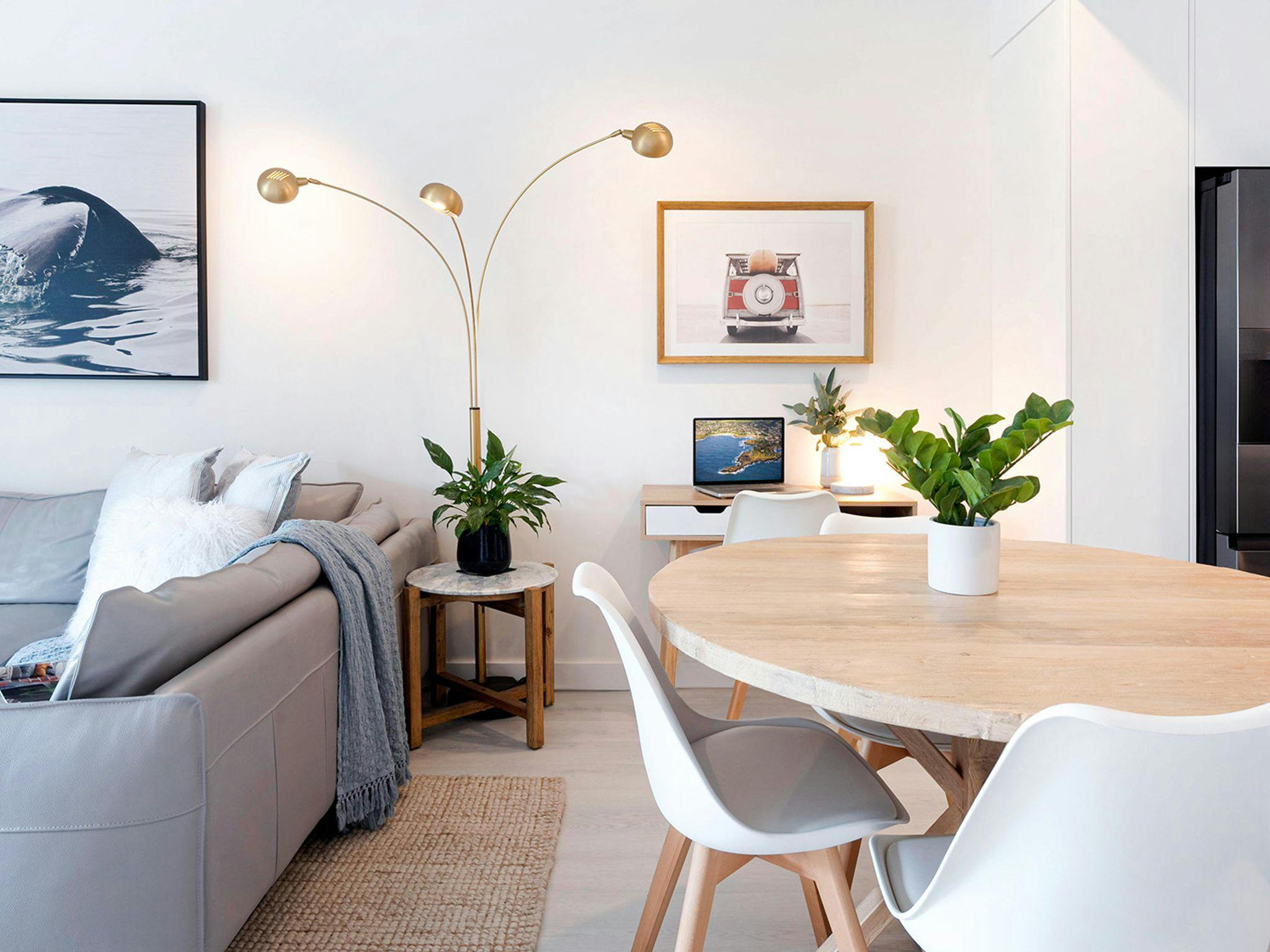 Sunrise Ocean View | Open plan dining area | living space | Workspace