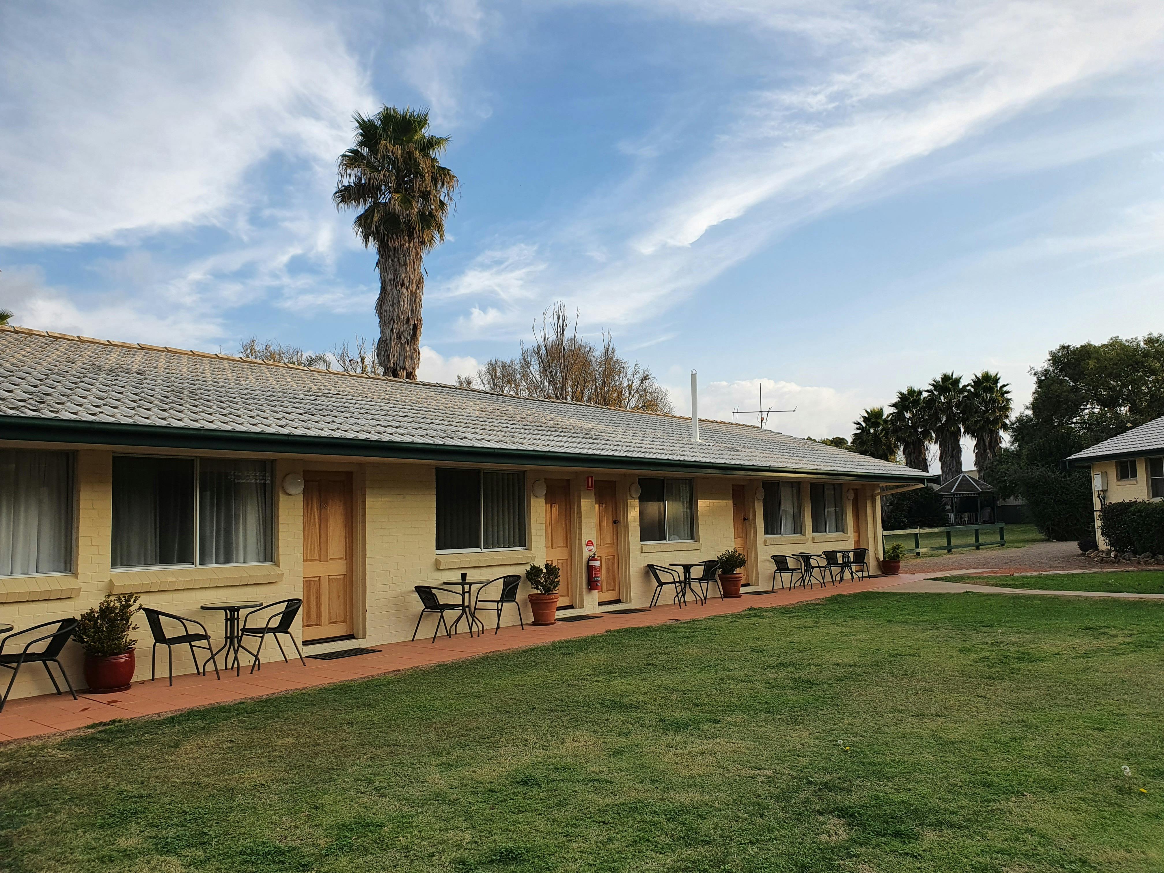 Exterior of Motel buildings