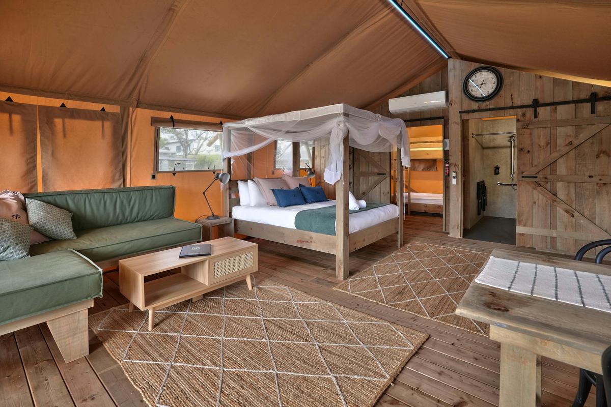 Safari Tent Living Area