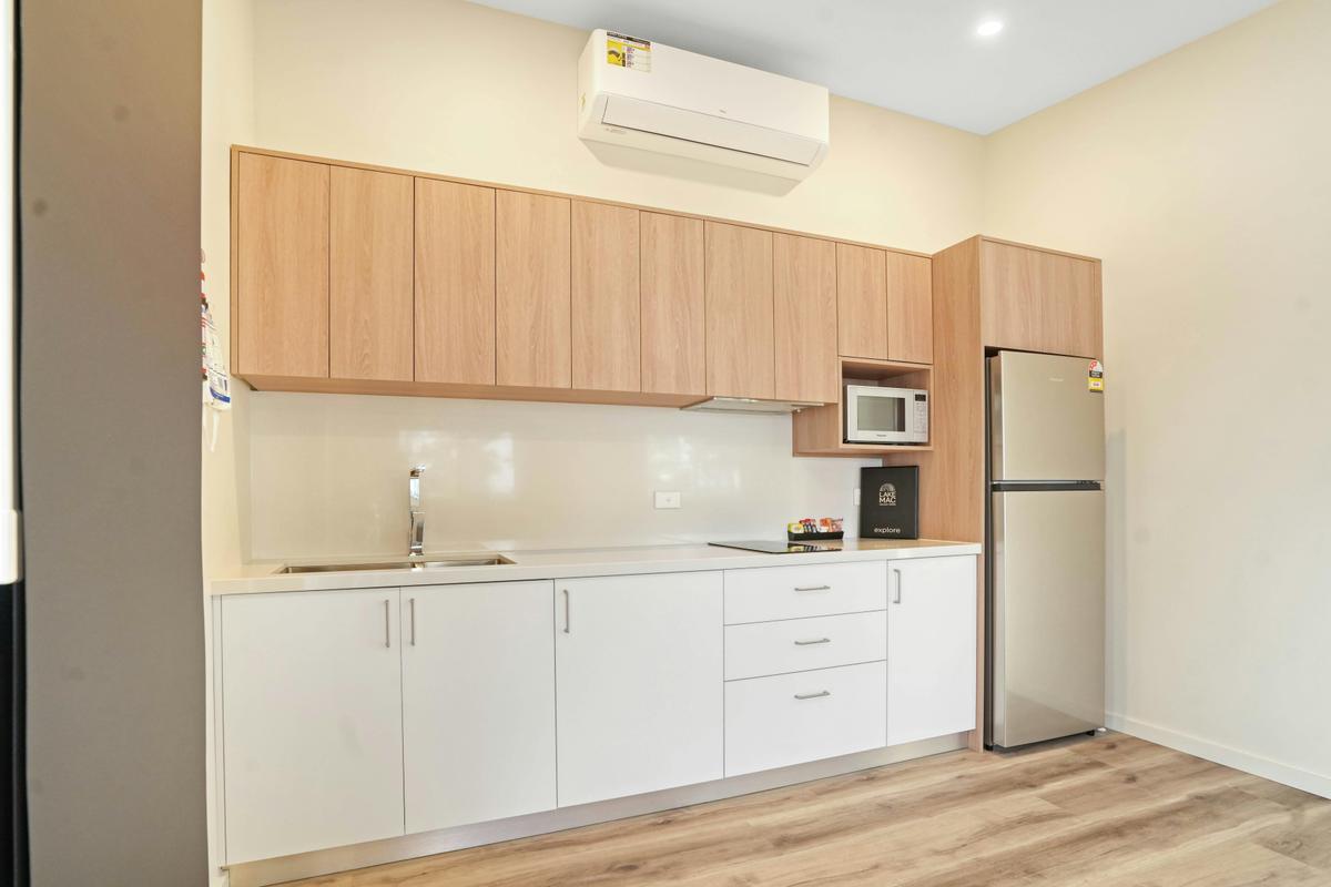 Kitchen area in villa