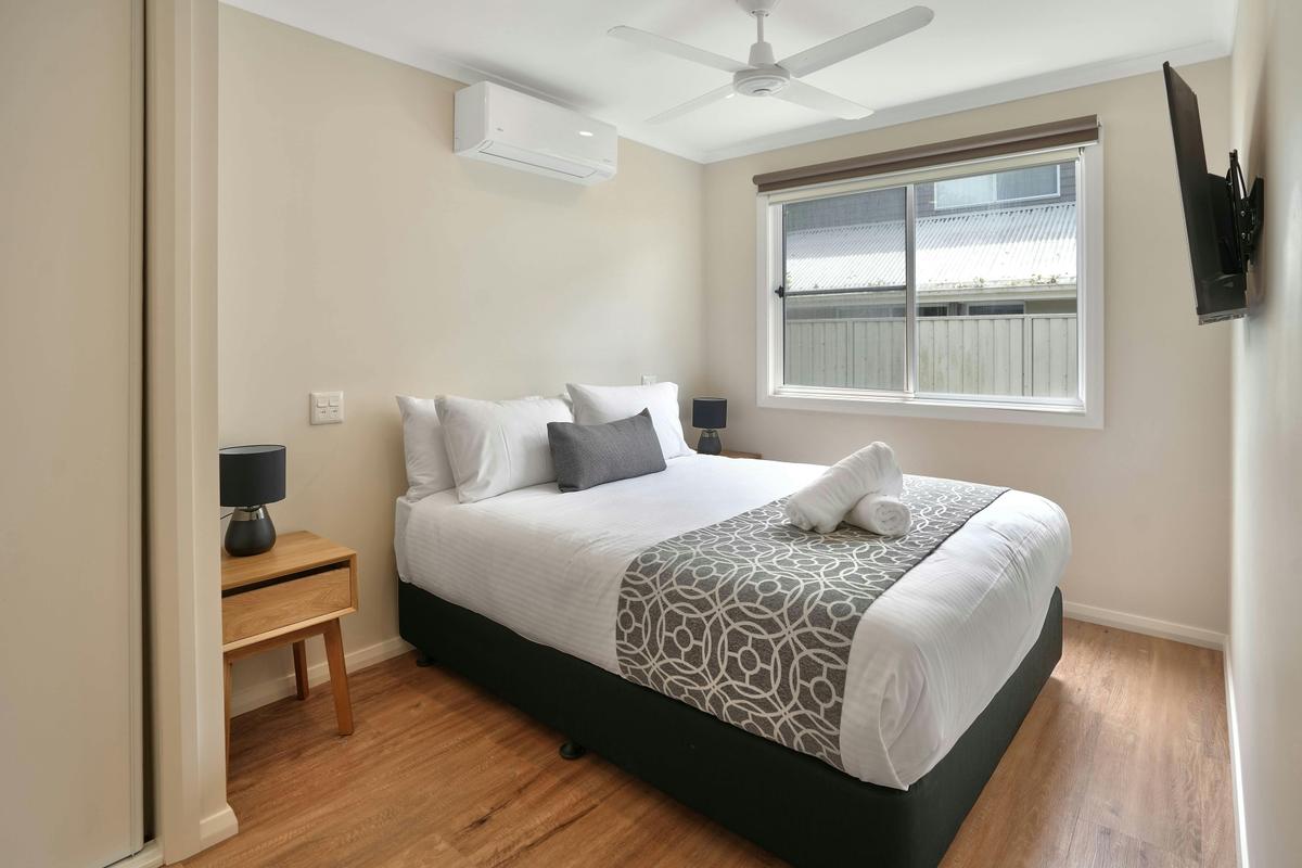 Main Bedroom in three bedroom inclusive cabin