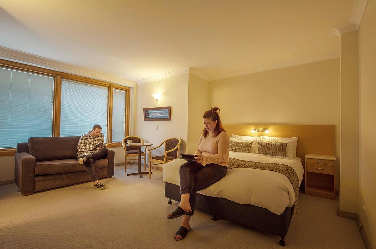 Mountain View rooms offering comfortable on-snow accommodation