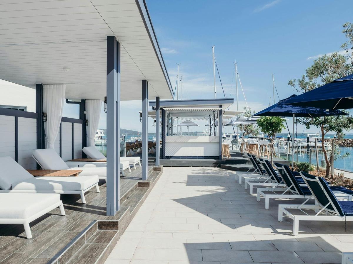 Sip on a refreshing cocktail in our all-new Poolside Bar