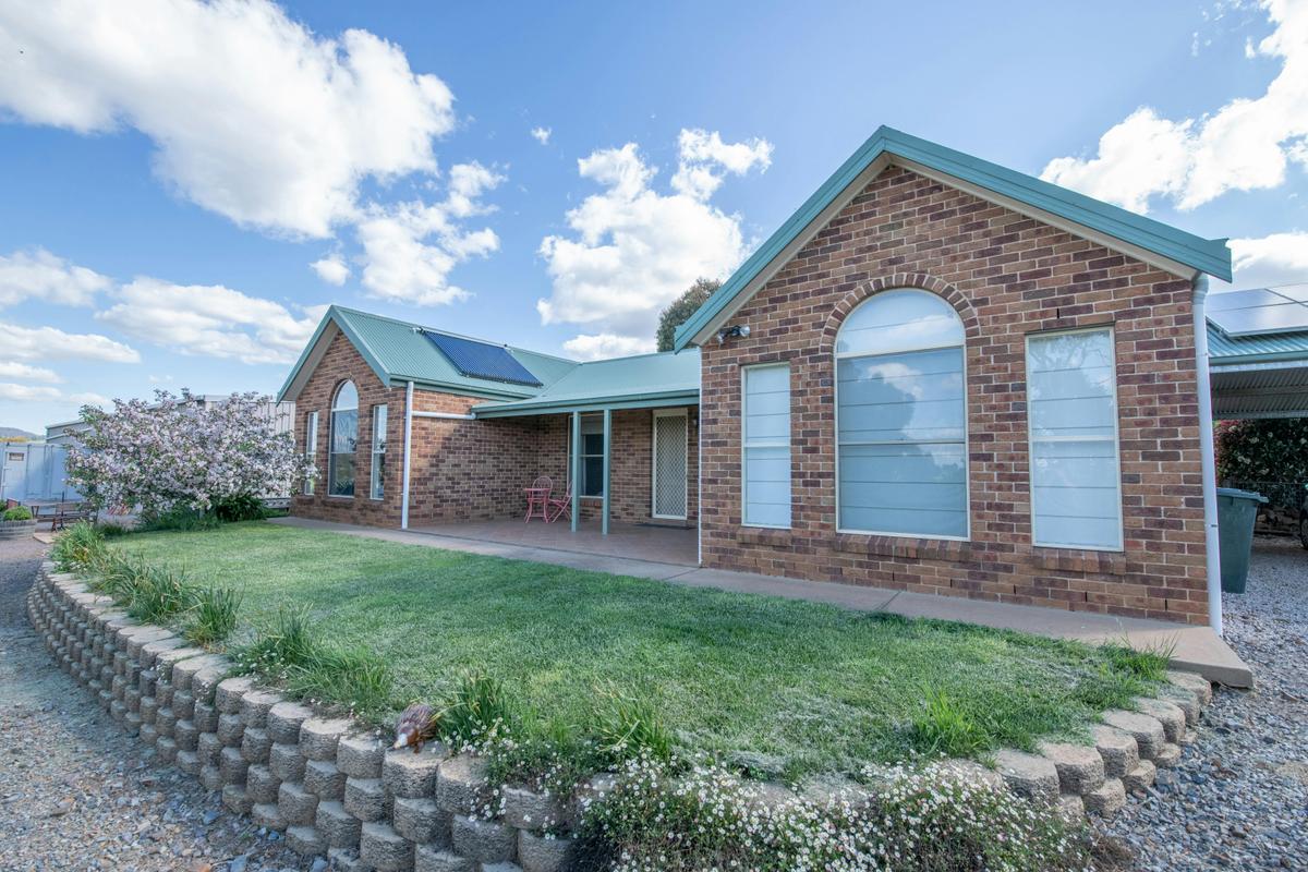 The cottage is a modern building nestled between the Cellar Door and the Cider Apple Orchard