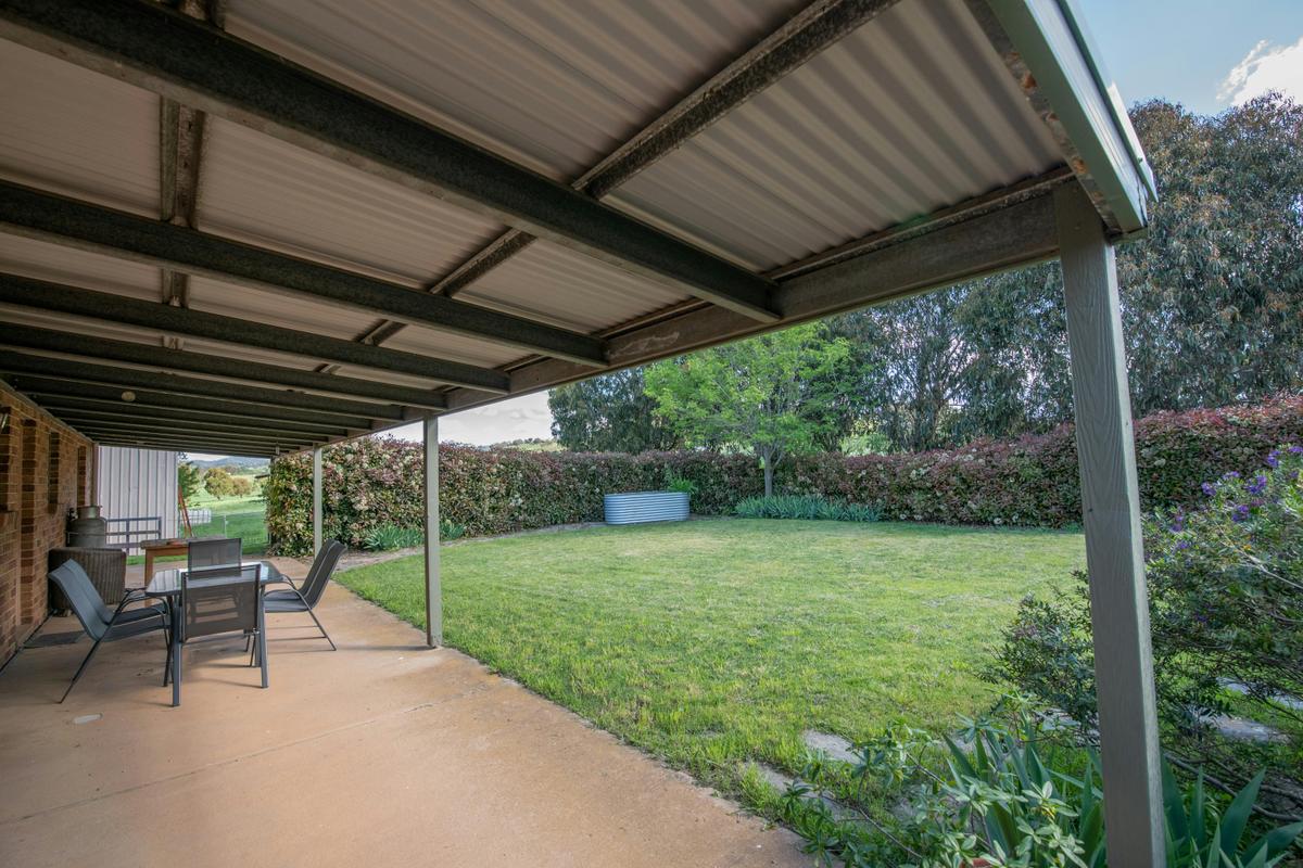 Relax on the private rear garden