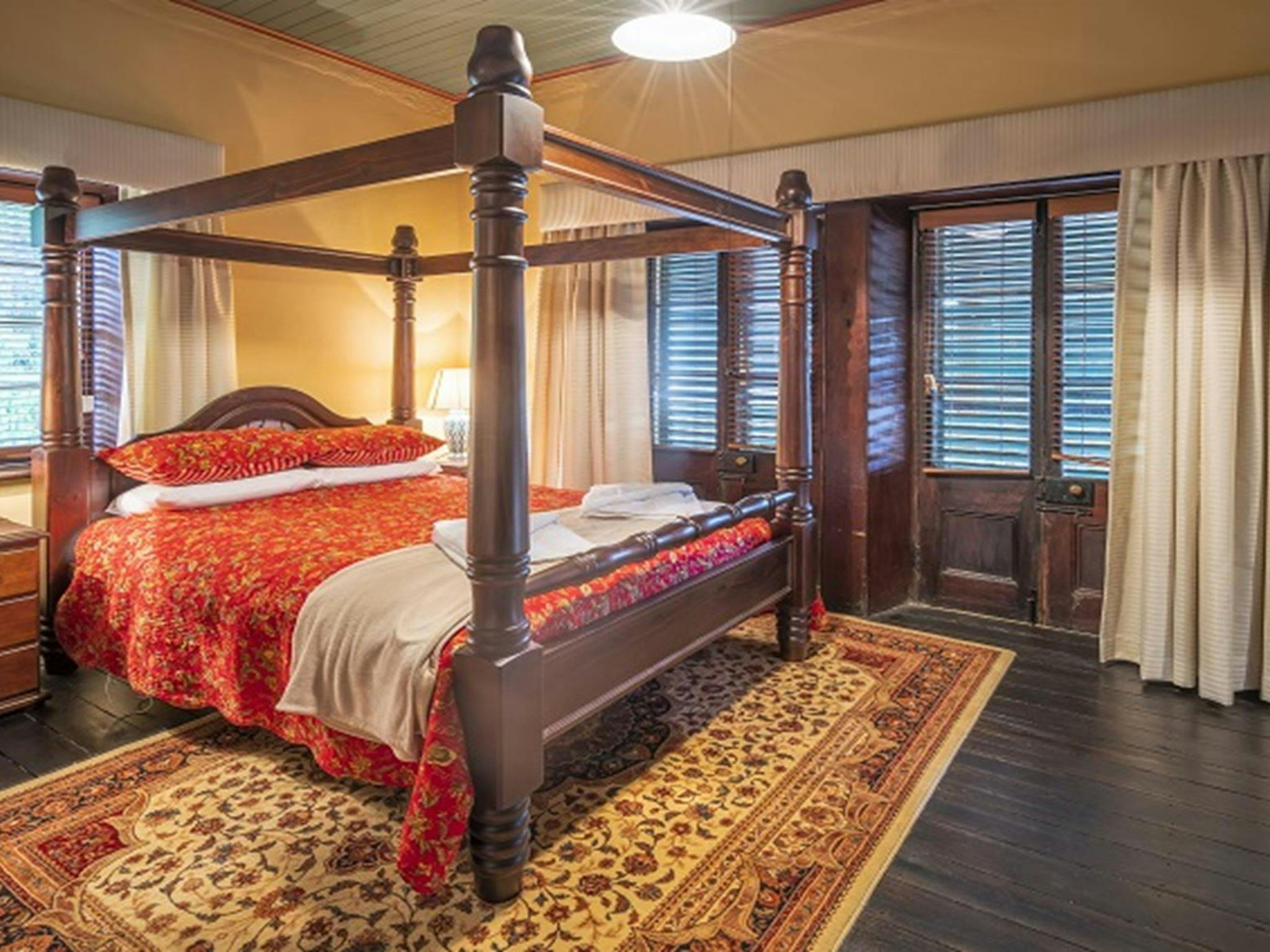 Main bedroom at St Bernards Presbytery. Photo: John Spencer/OEH