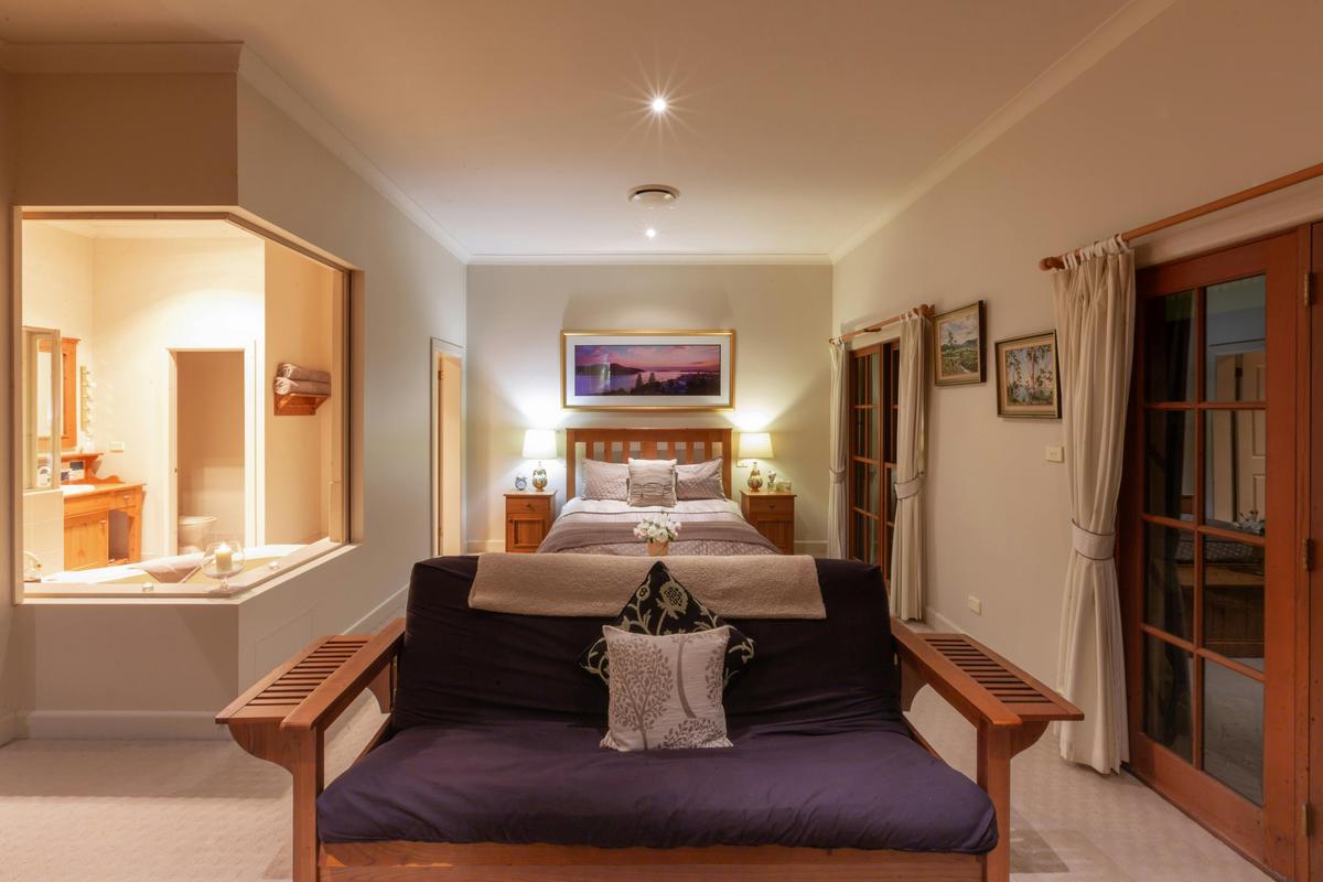 Room layout from fireplace