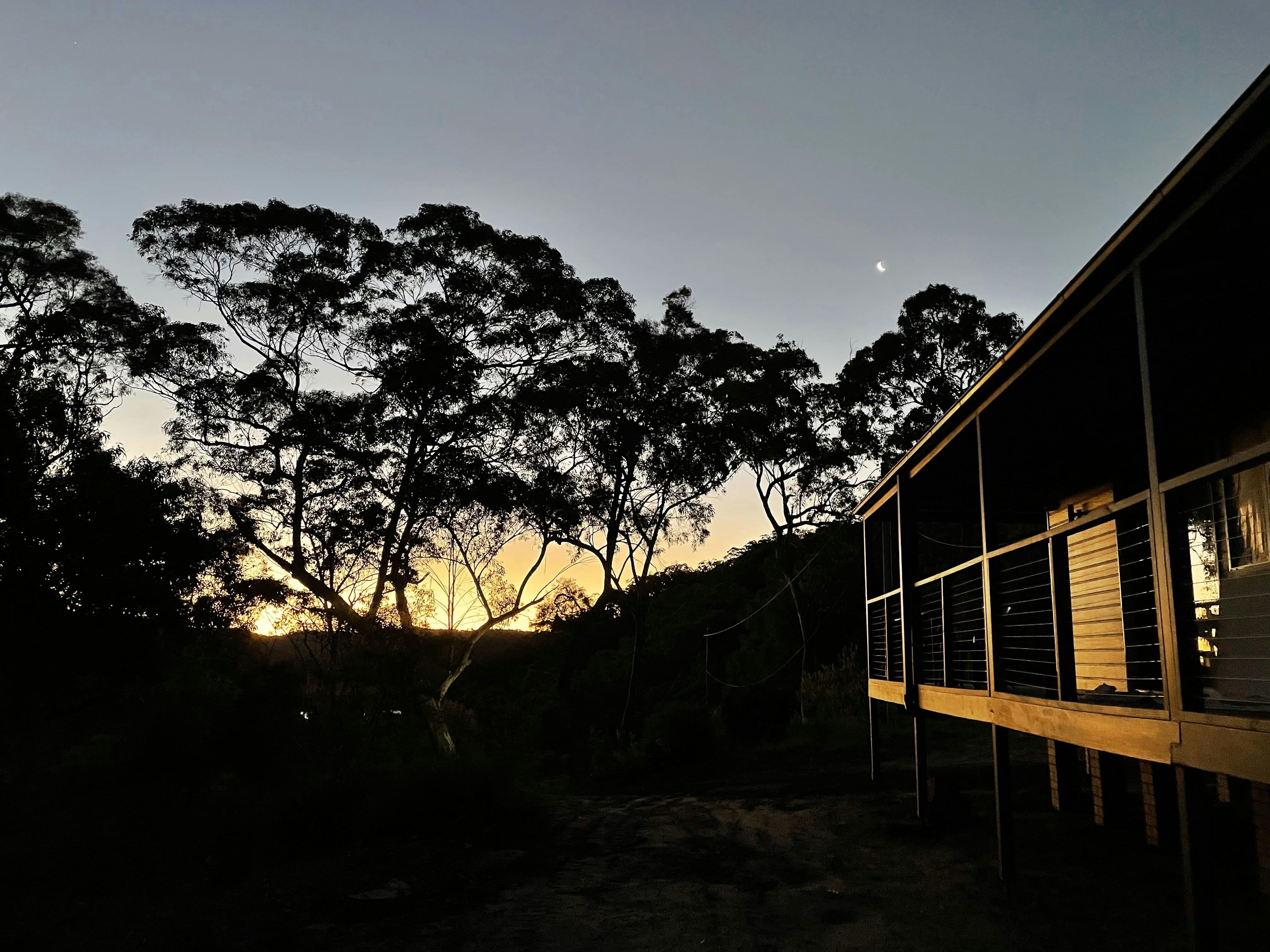 Enjoy stunning sunsets from the verandah