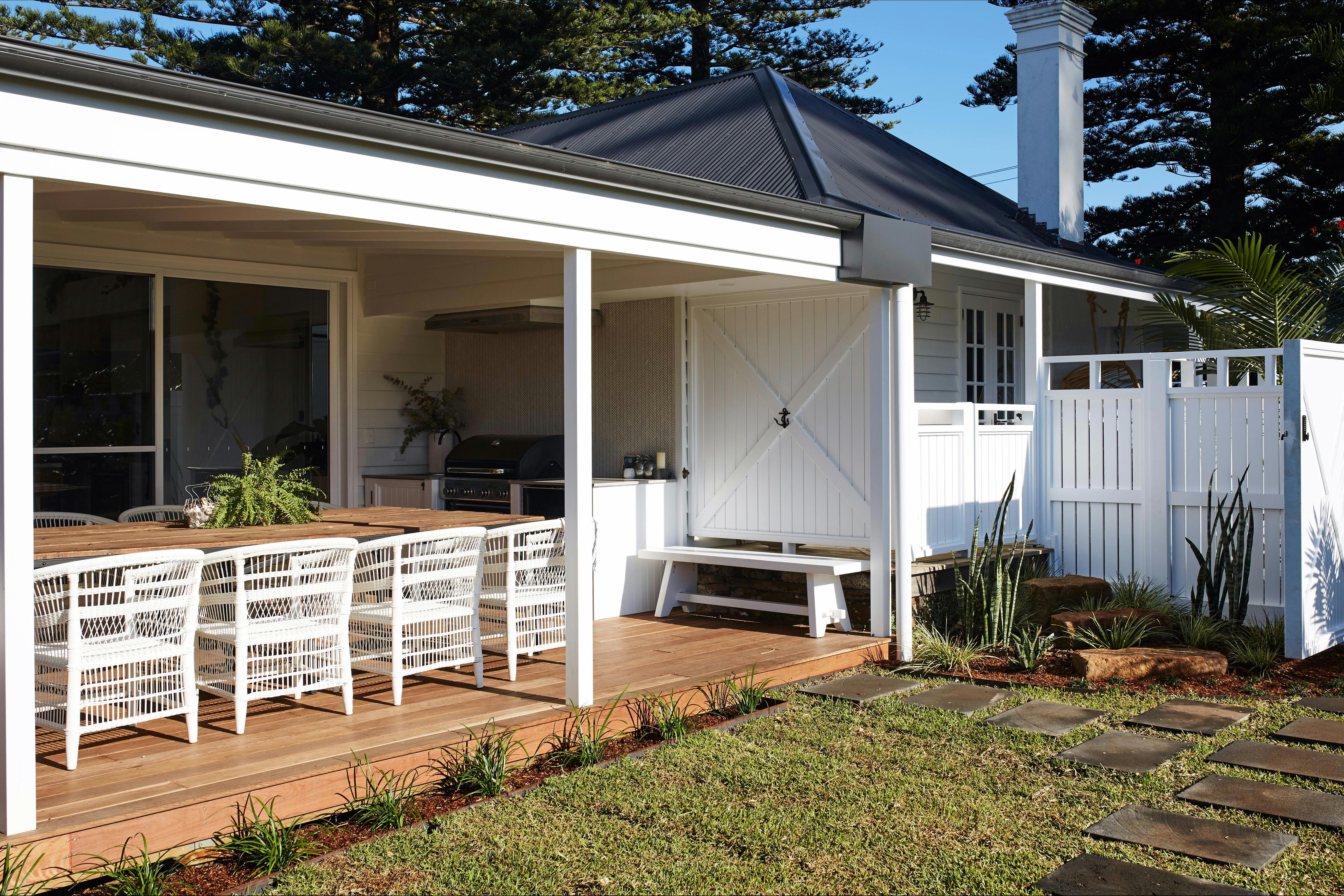 Celebrate on the oversized deck