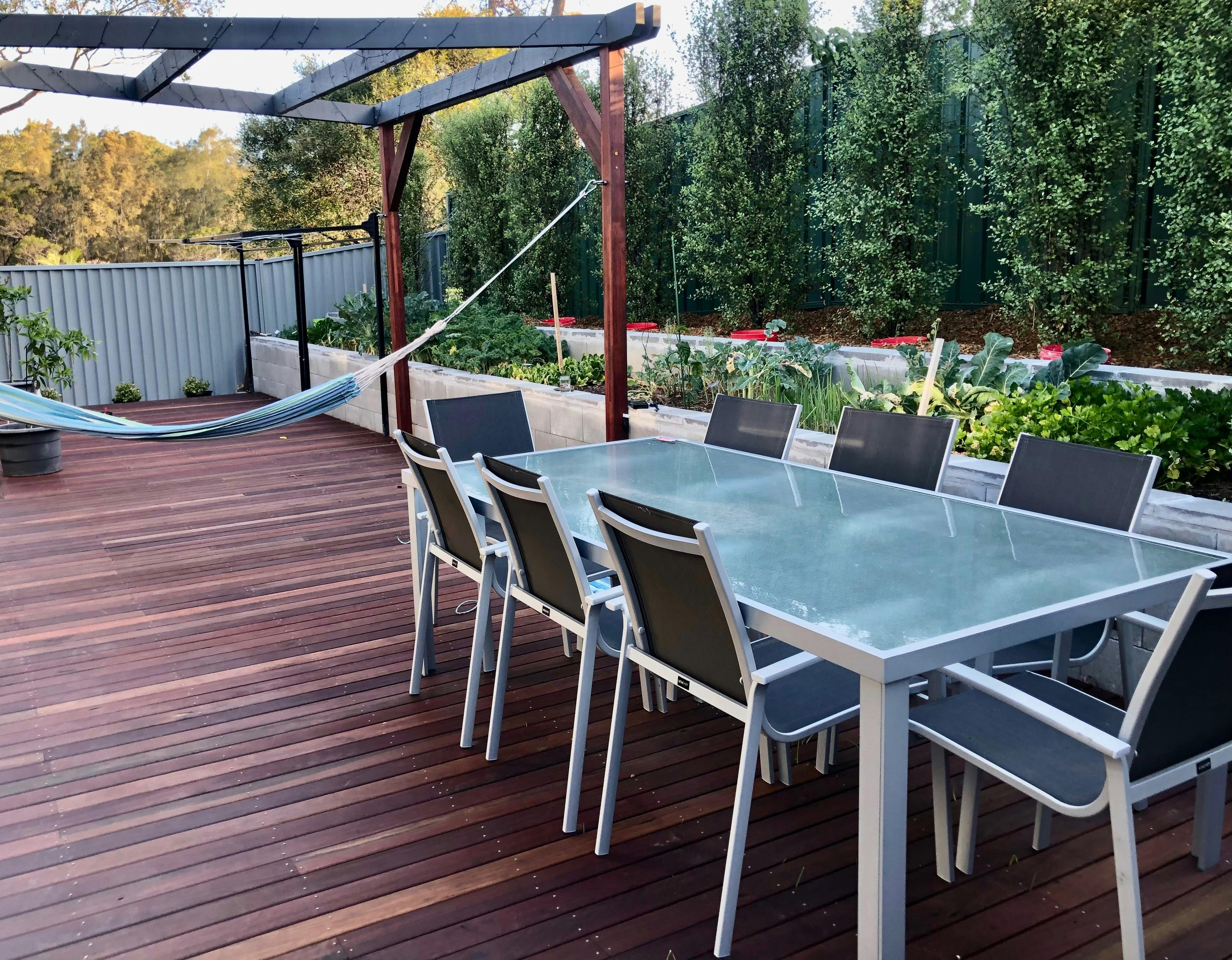 Back outdoor area