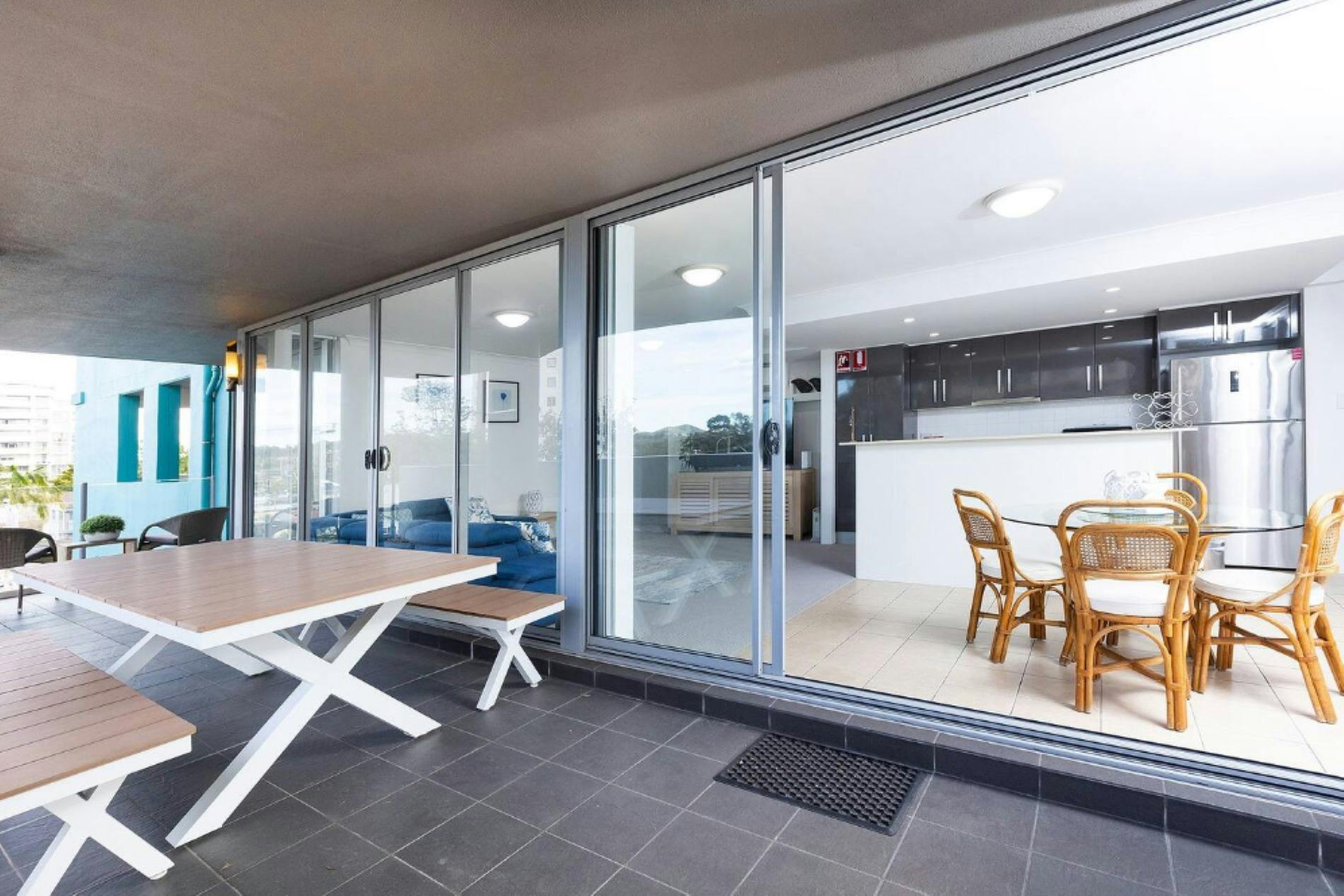 Indoor and outdoor dining