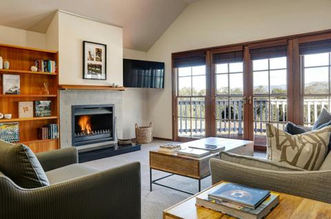 Upstairs living area