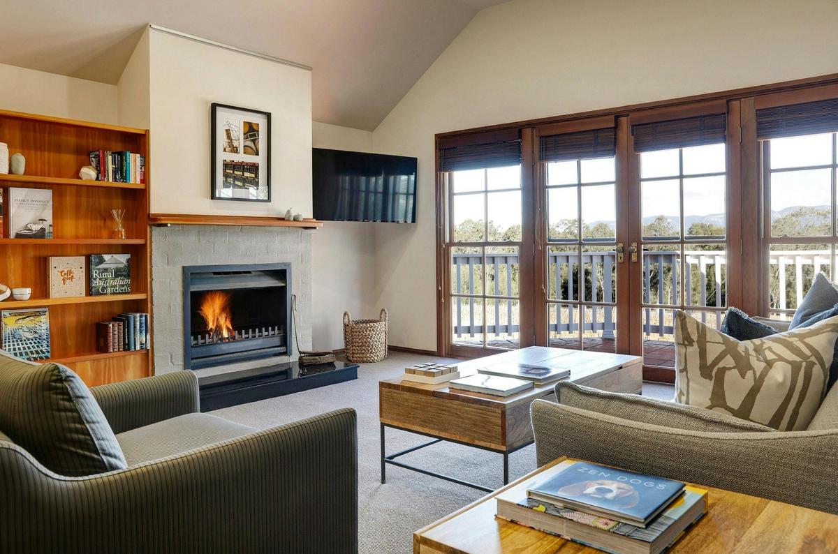 Upstairs living area