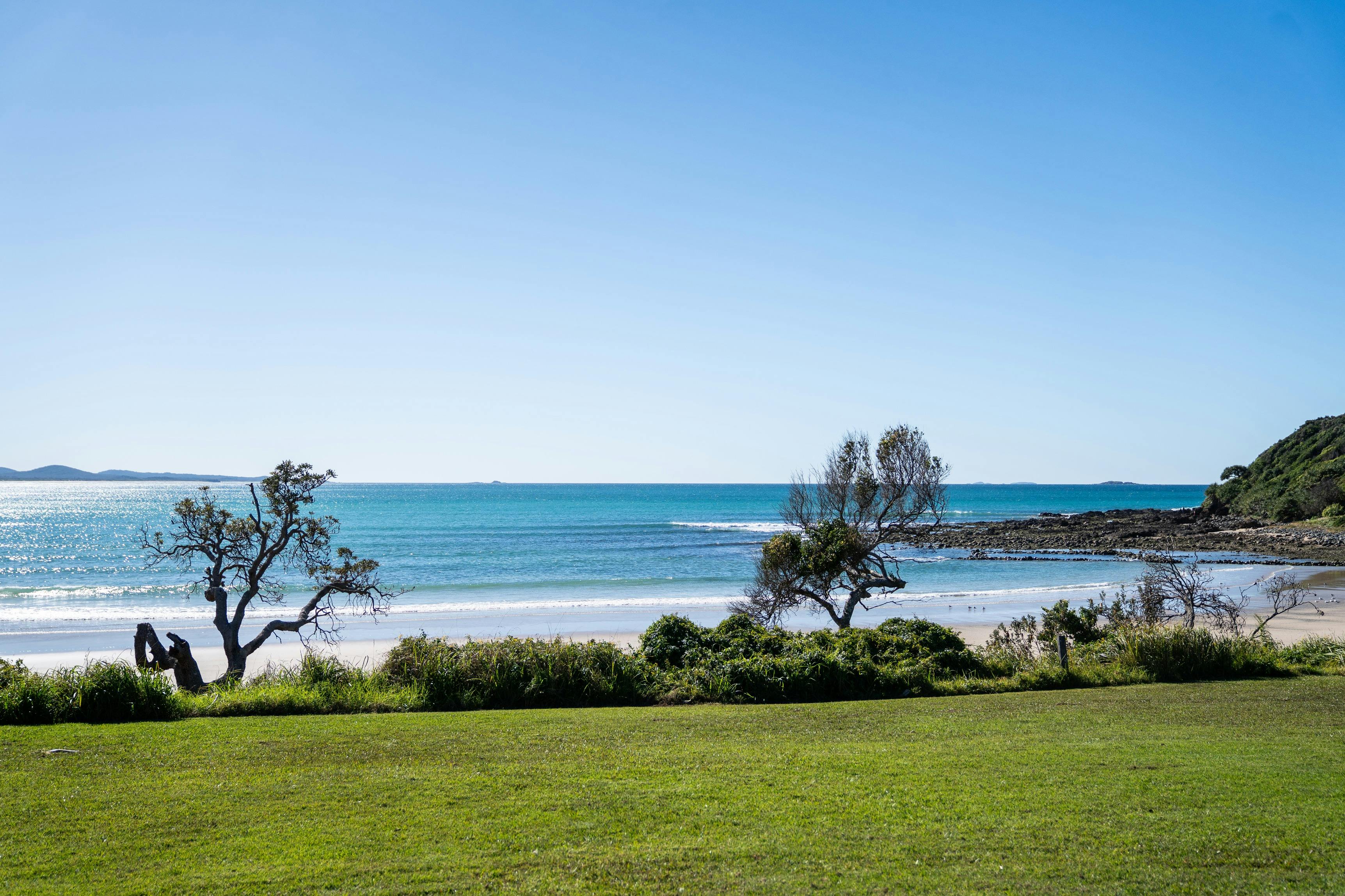 Grass reserve at front of property