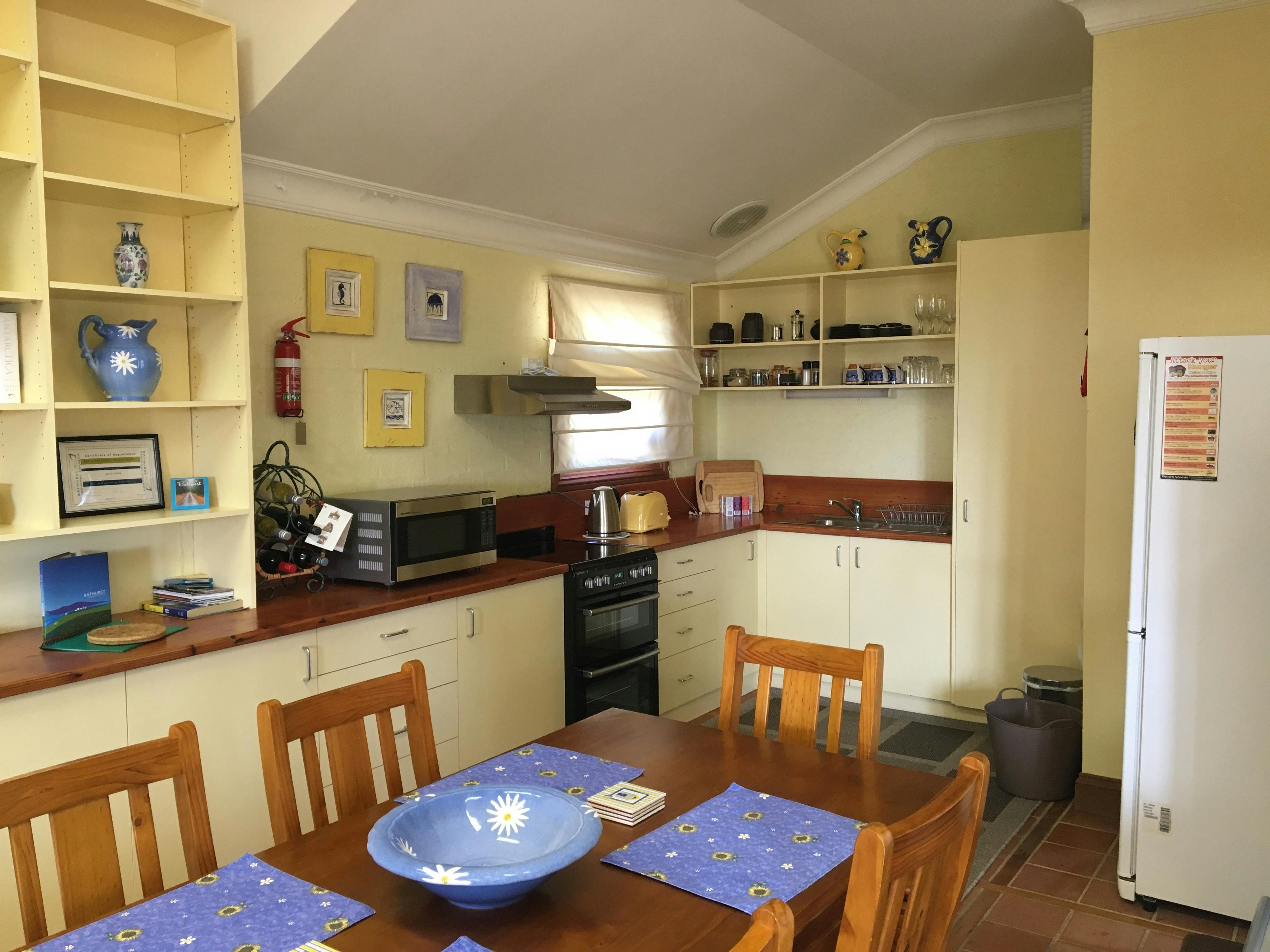 Kitchen and dining area