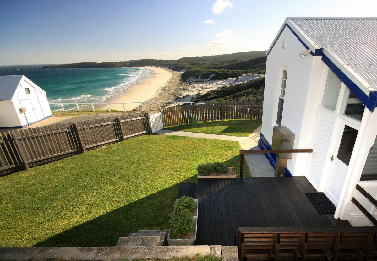 South cottage looking to Lighthouse Beach