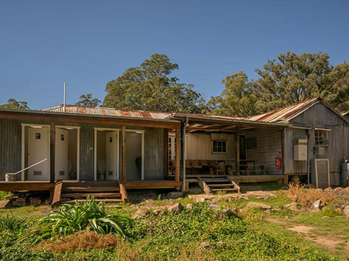 The shared facilities block at Yerranderie Private Town in Yerranderie Regional Park. Photo: John