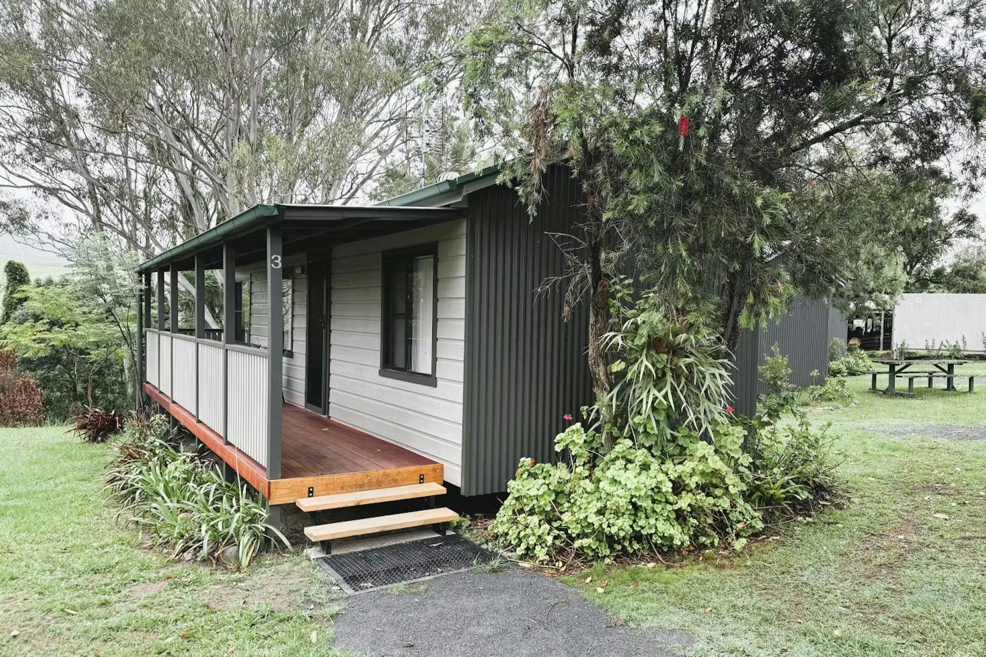 Front of cabin