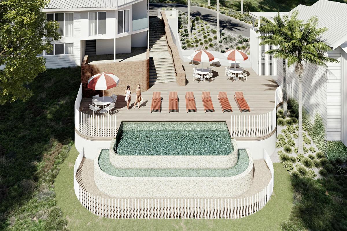 The Berry View Pool for guests to enjoy
