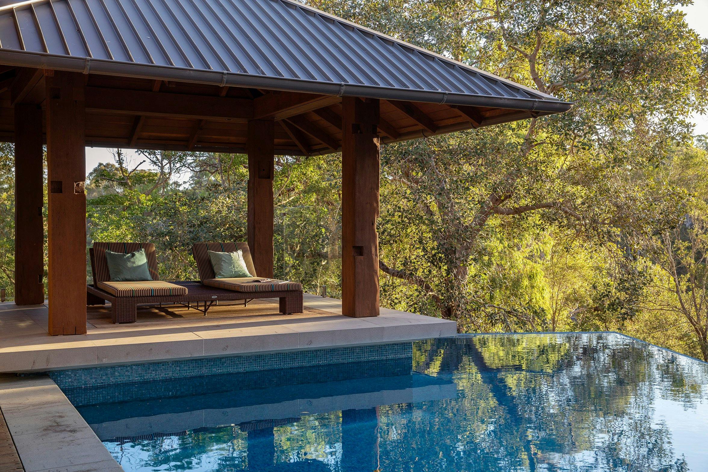 The gorgeous view from the infinity pool