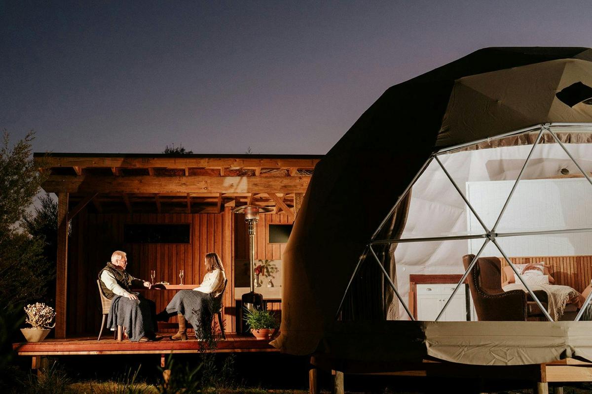 Private Heated outdoor deck and dining