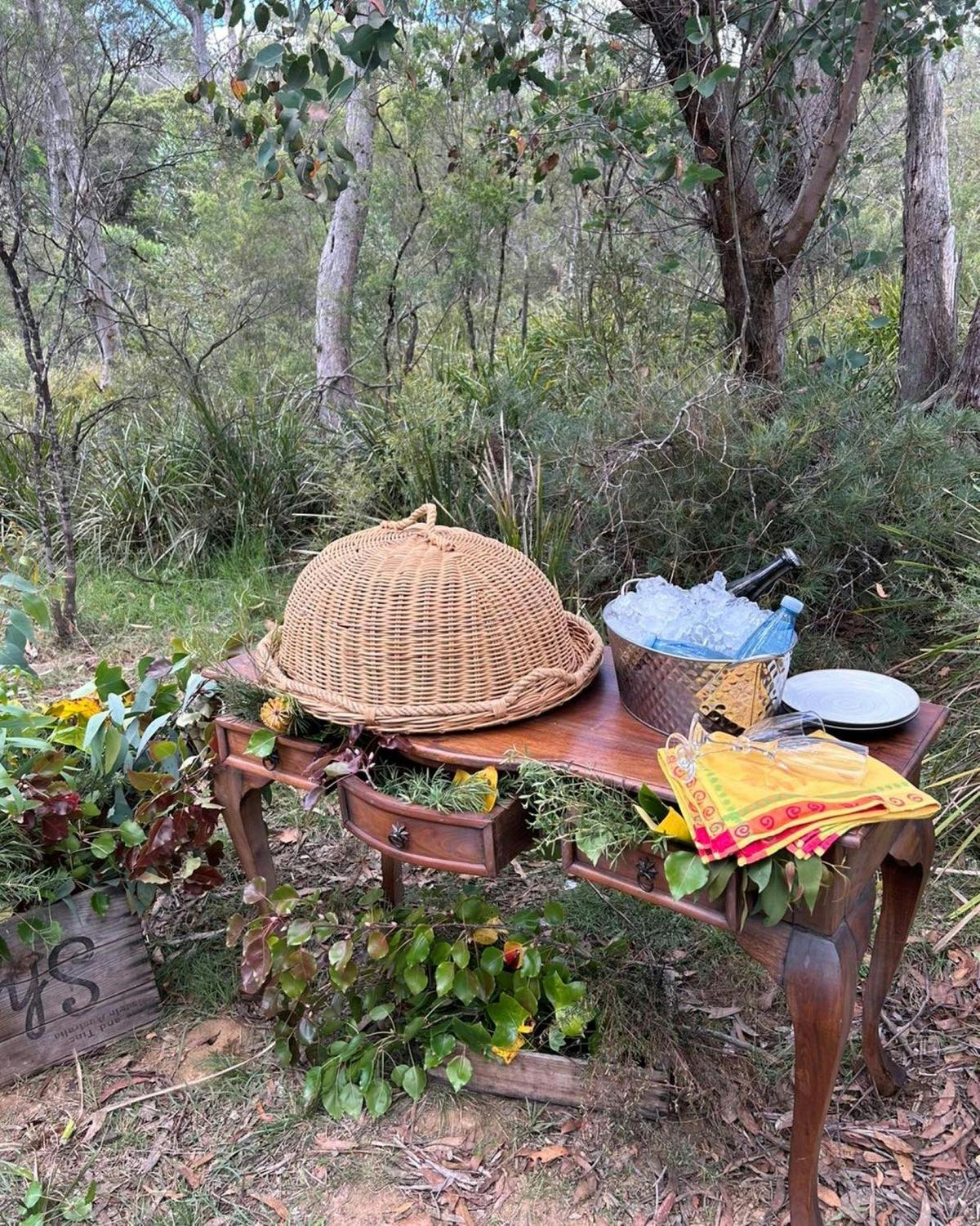 Private Picnic spot let us set up a champagne picnic, or enjoy a morning coffee in the bush  .