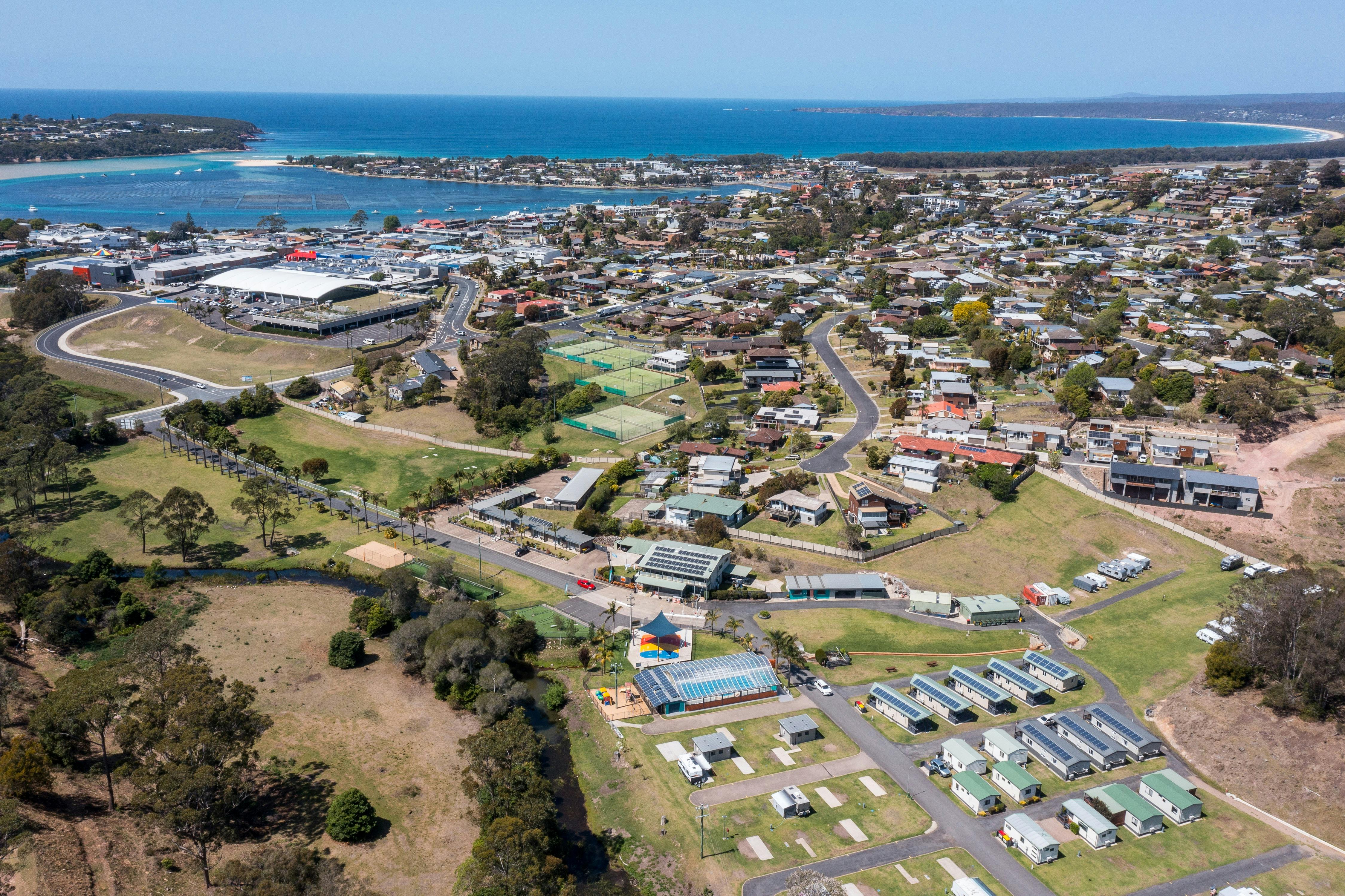 Aerial | Tasman Holiday Parks - Merimbula