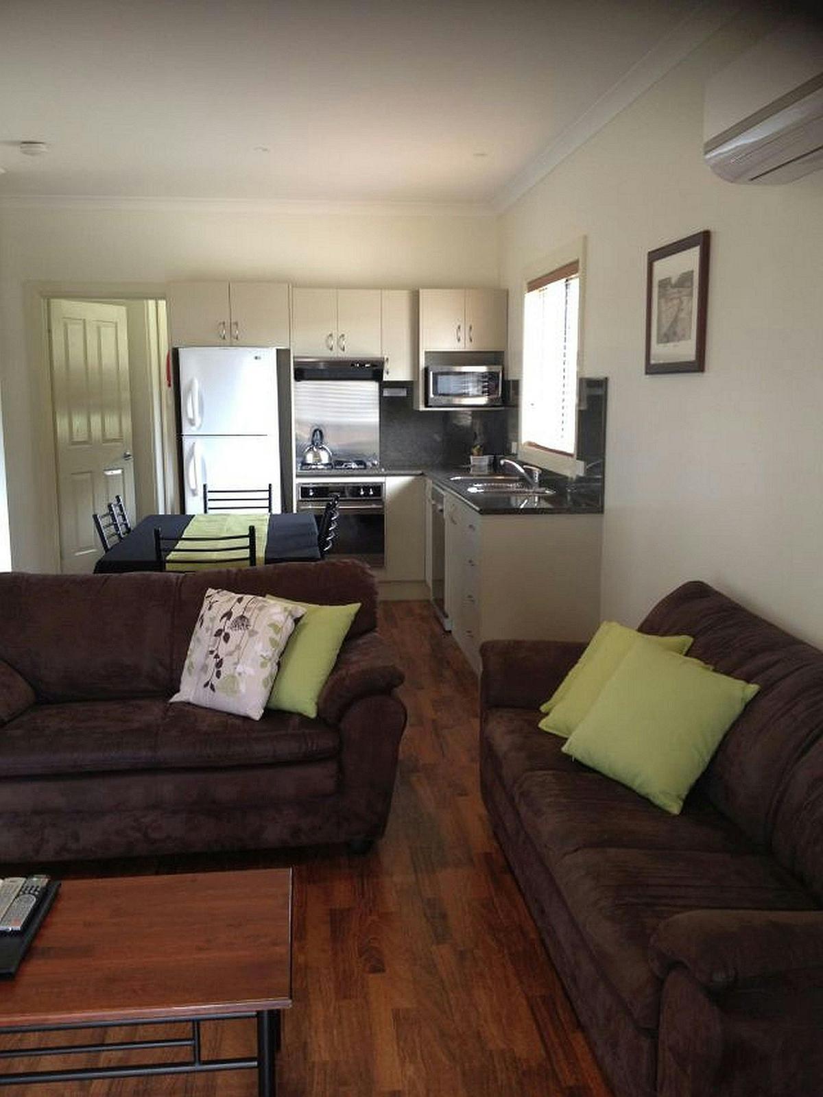 lounge area of two bedroom villa