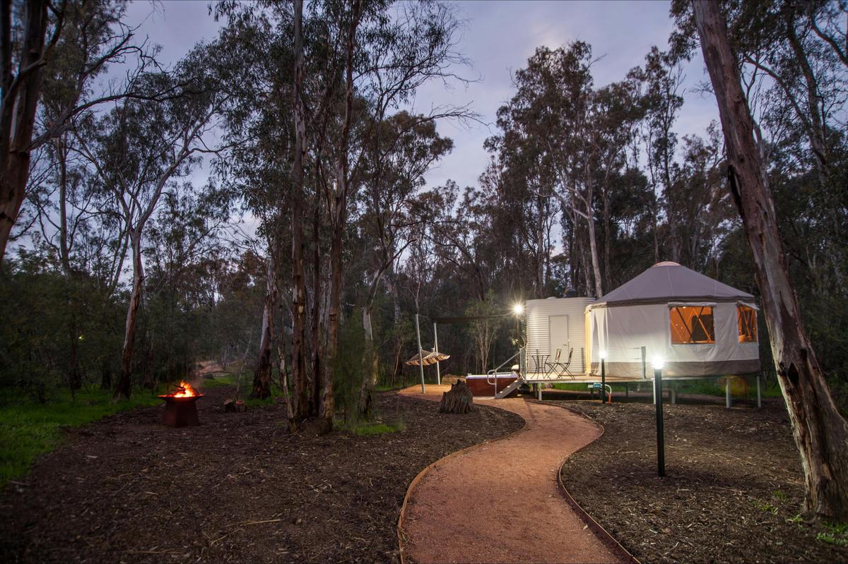 Talo Retreat glamping on the Murray