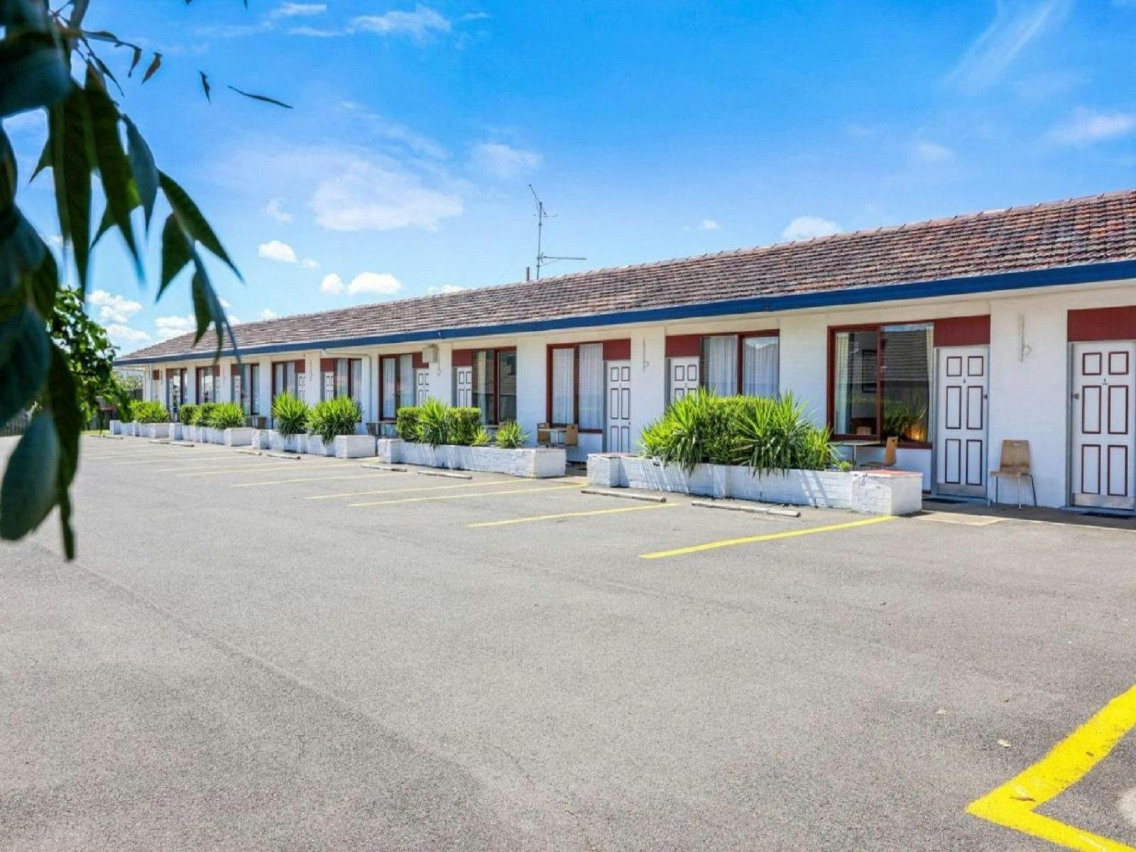 Photo of parking outside each ground floor room