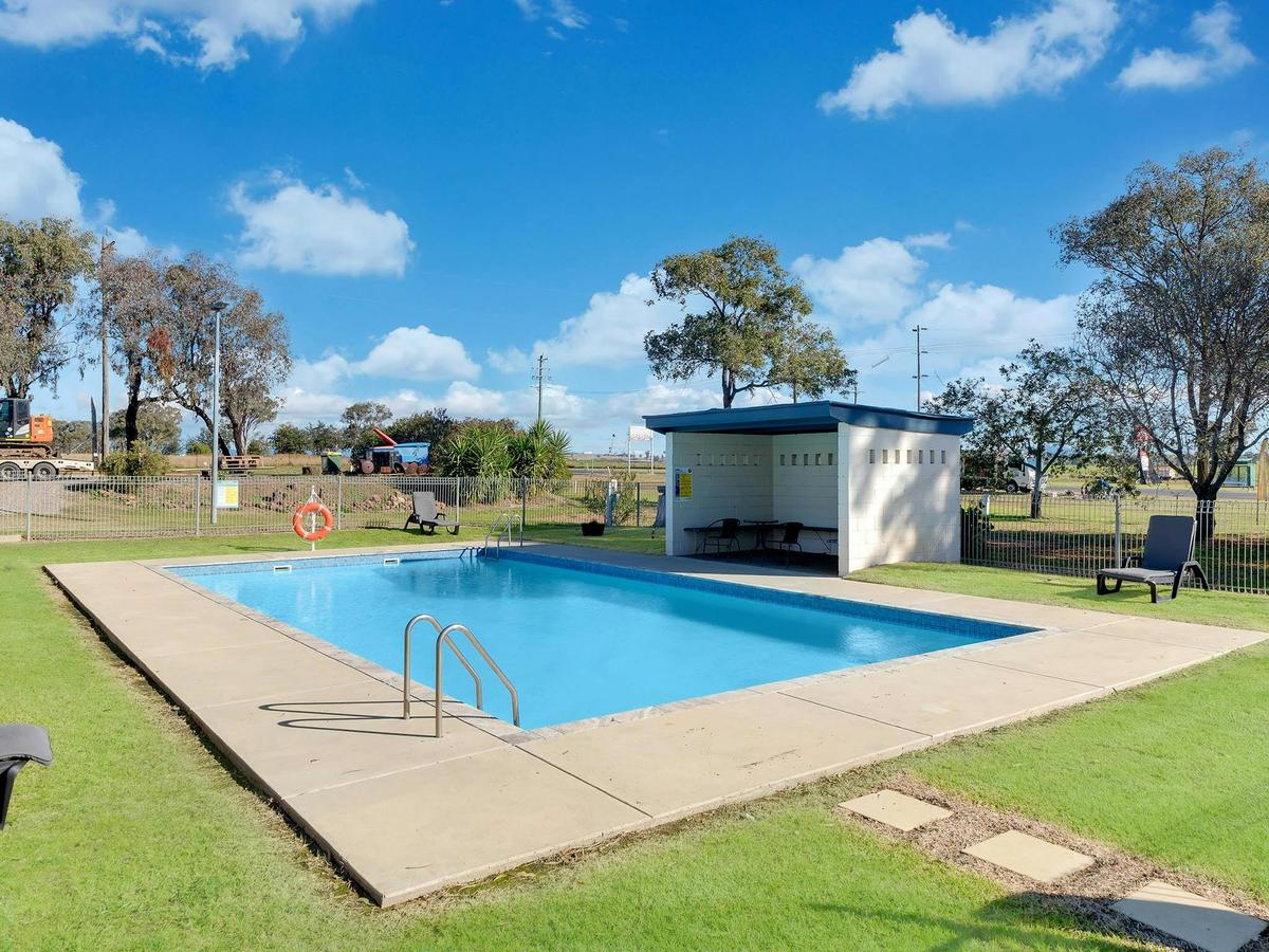 Enjoy a dip in the pool during your stay.